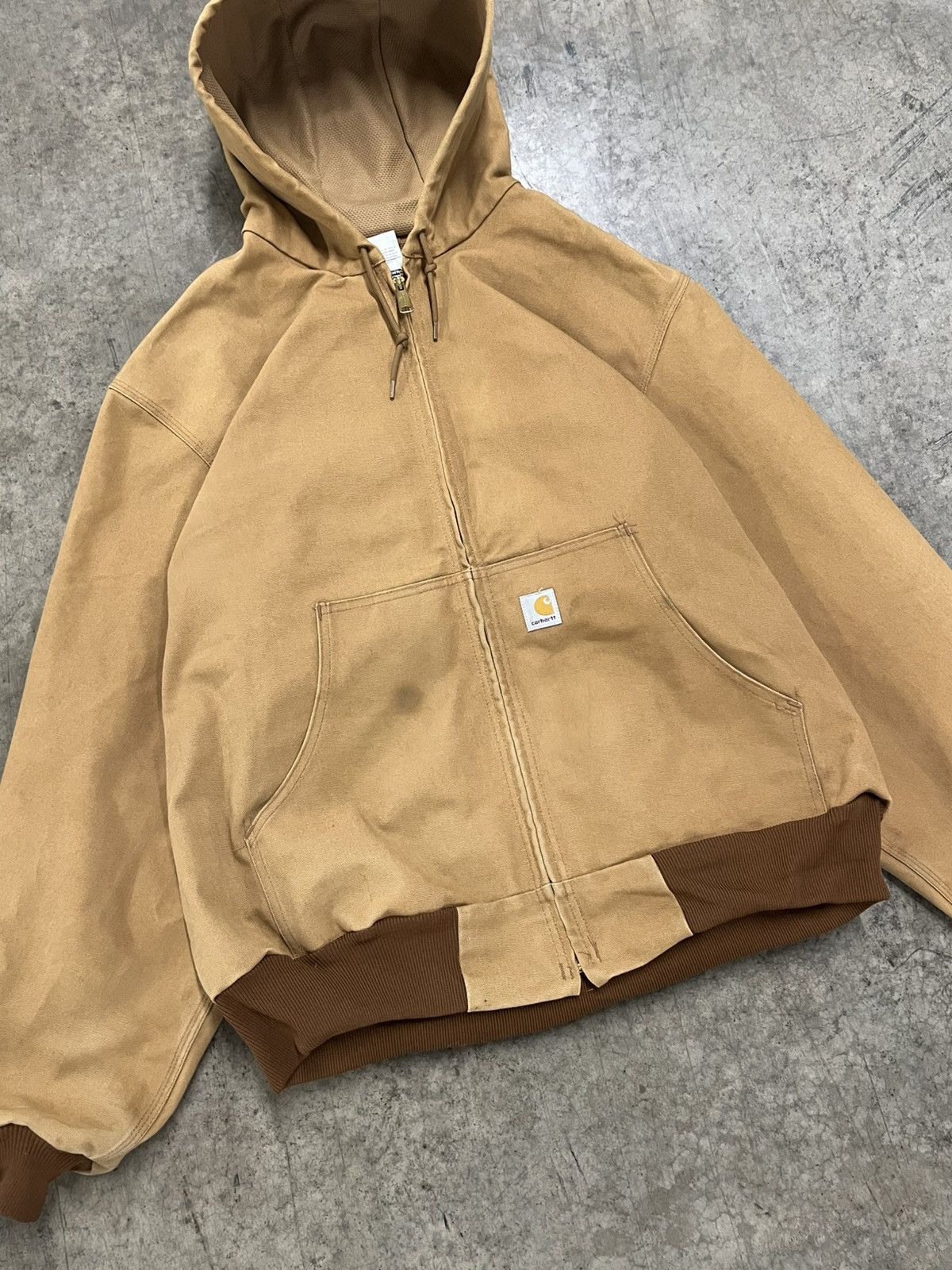 Carhartt × Vintage Carhartt vintage hooded zip up jacket rare hype workwear Size US XL / EU 56 / 4 - 3 Thumbnail
