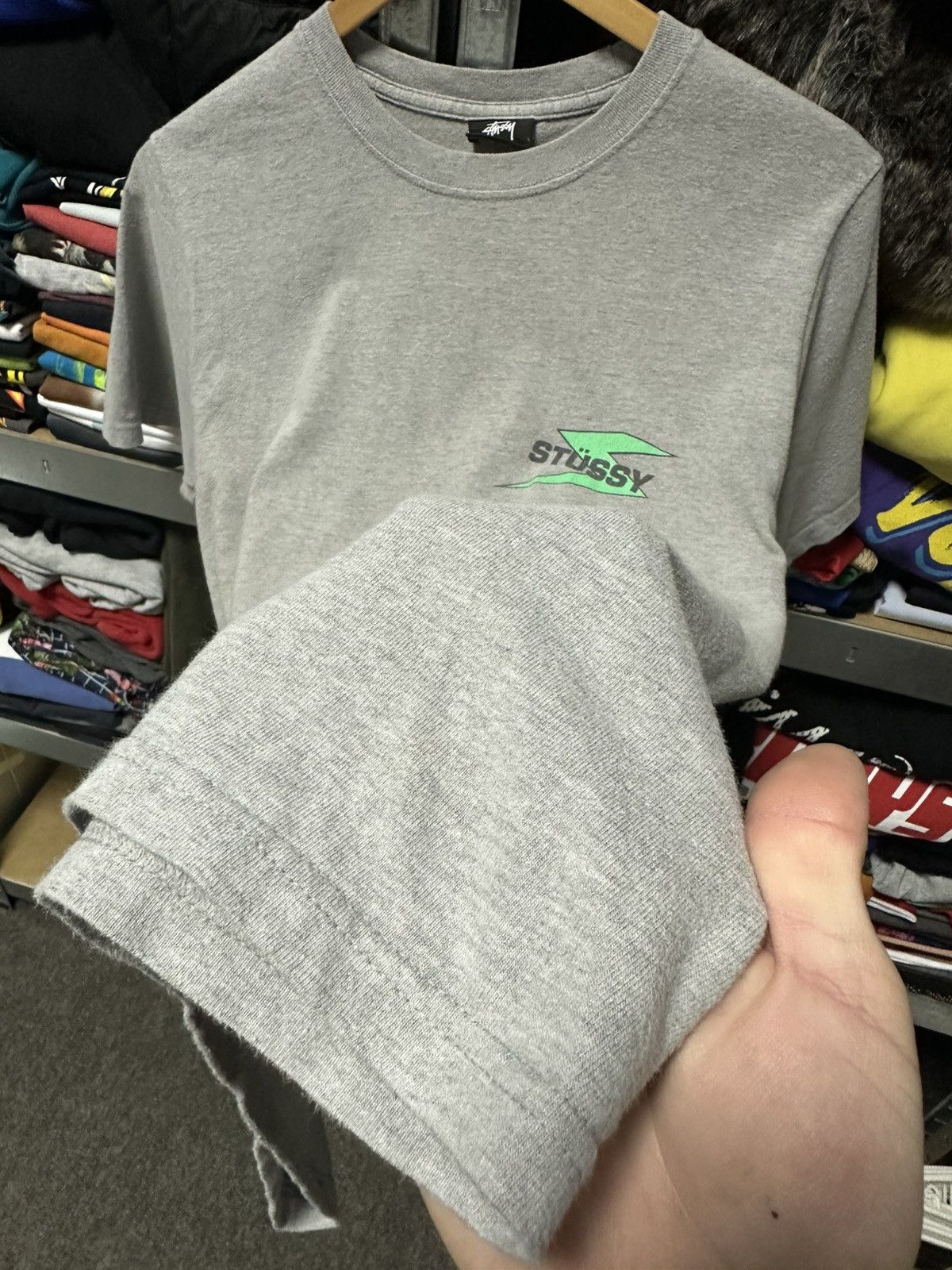 Stussy Vintage Stussy T Shirt Tee Lightning Logo Baggy 90s y2k Size US S / EU 44-46 / 1 - 10 Thumbnail