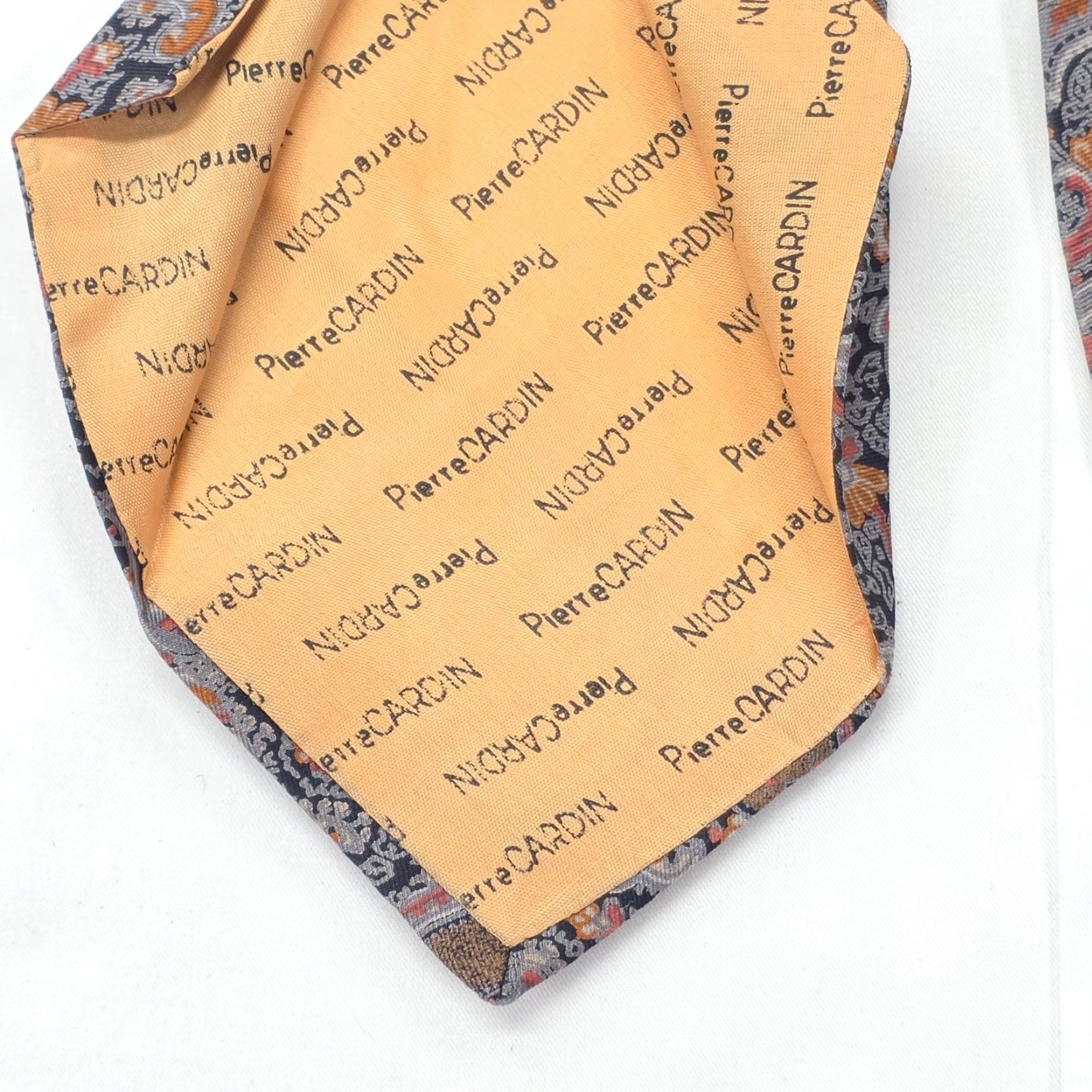 Pierre Cardin VINTAGE Pierre Cardin Necktie Mens Brown Silk 1970s Paisley Designer Stylish Tie Size ONE SIZE - 6 Thumbnail