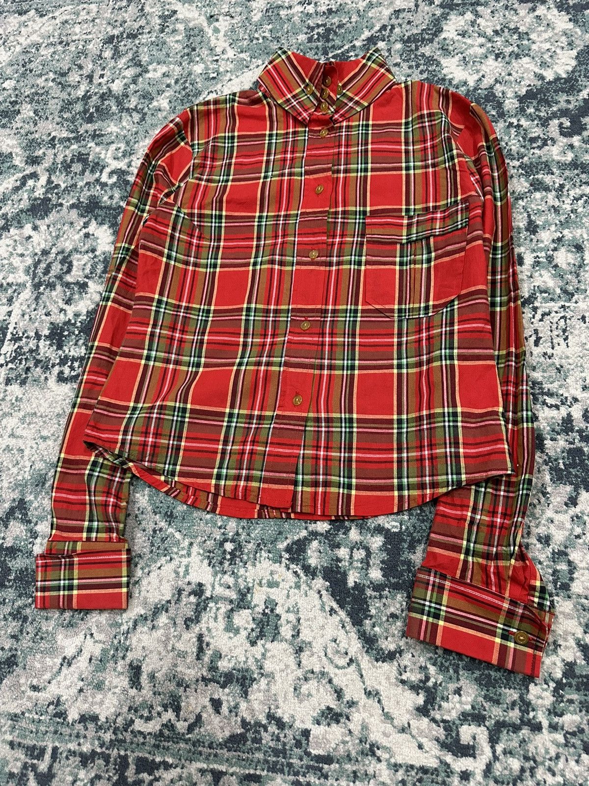 Vivienne Westwood Vivienne Westwood OG Red Tartan Shirt Size XS / US 0-2 / IT 36-38 - 4 Thumbnail