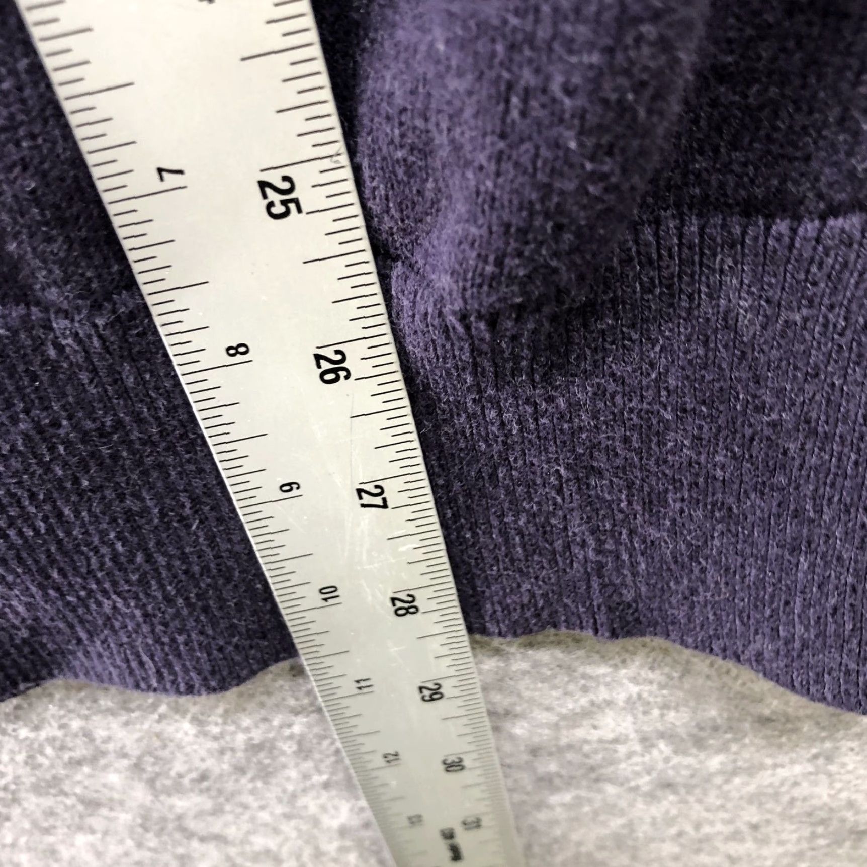 Enro VINTAGE Enro Sweater Mens XL 1/4 Button Mock Neck Cashmere Cotton Purple Eggplant Pullover Knit Classic Core Mens Size US XL / EU 56 / 4 - 6 Thumbnail