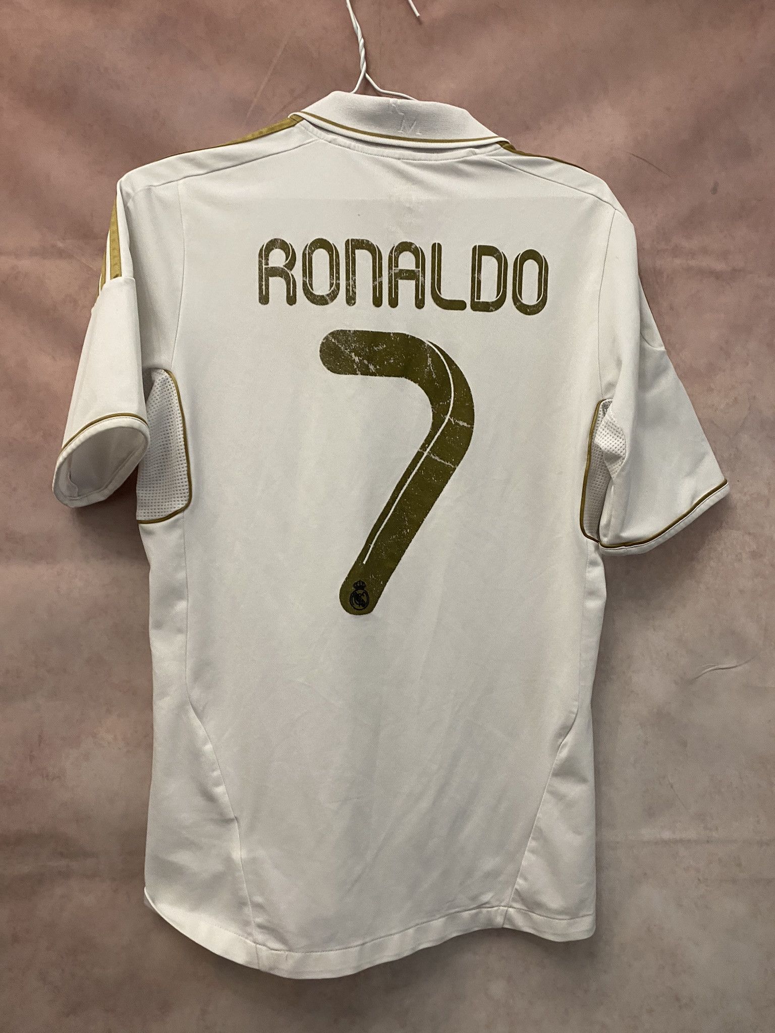 Adidas Real Madrid #7 Ronaldo Home Jersey Shirt Season 2011-12 Size US S / EU 44-46 / 1 - 2 Thumbnail