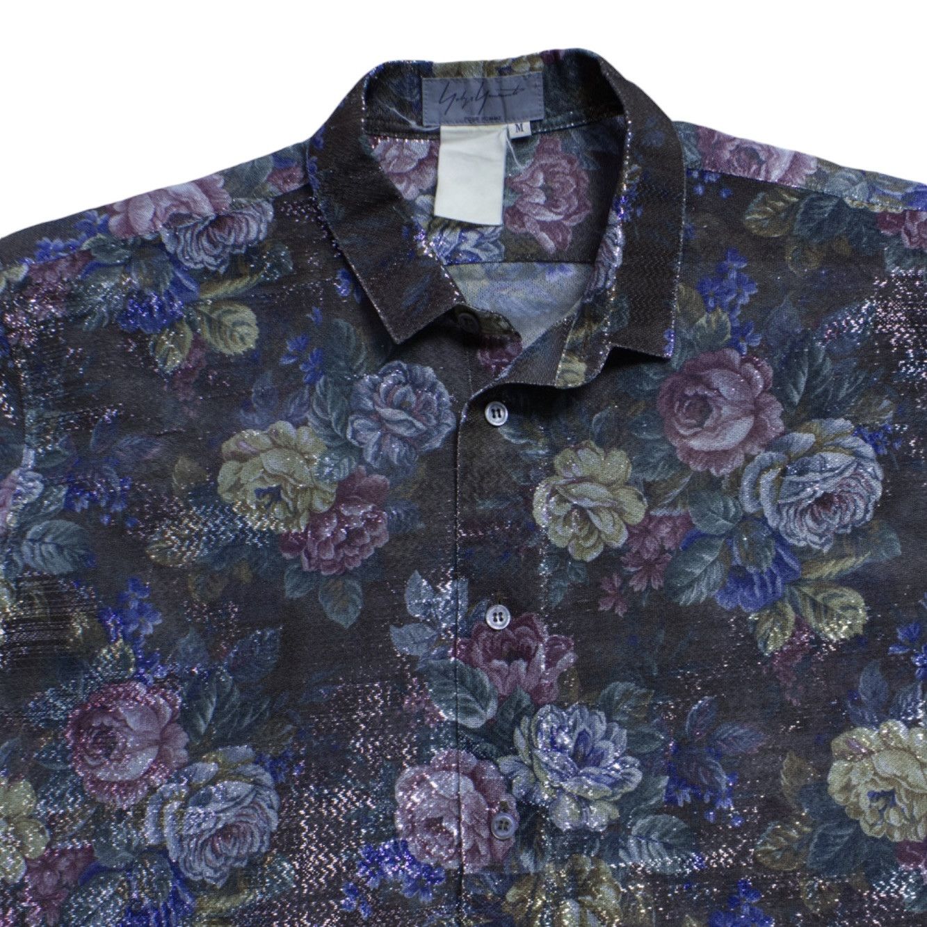 Yohji Yamamoto Vintage Yohji Yamamoto Floral Golden Shirt Size US S / EU 44-46 / 1 - 4 Thumbnail