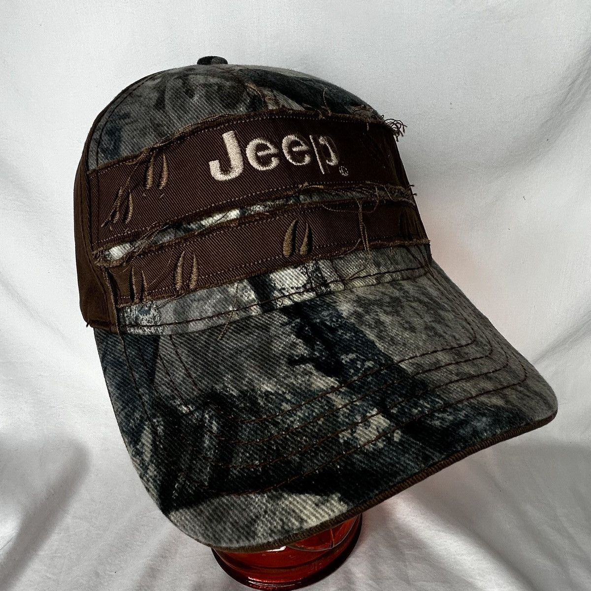 Jeep Vtg Y2K Jeep Realtree Camo Strapback Hat Size ONE SIZE - 1 Thumbnail