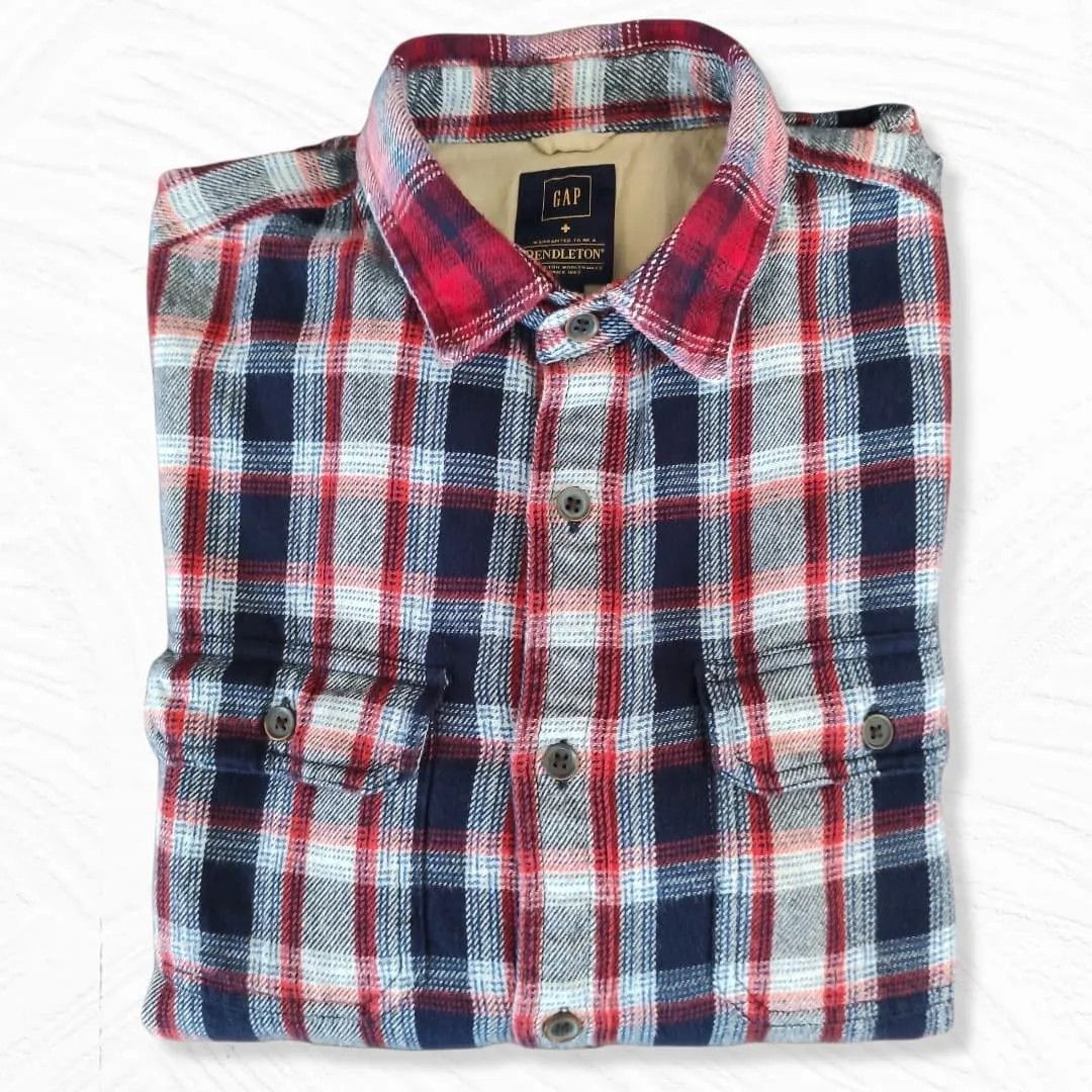 Gap GAP x PENDLETON Custom flannel shirt-Fashionella Size US M / EU 48-50 / 2 - 3 Thumbnail
