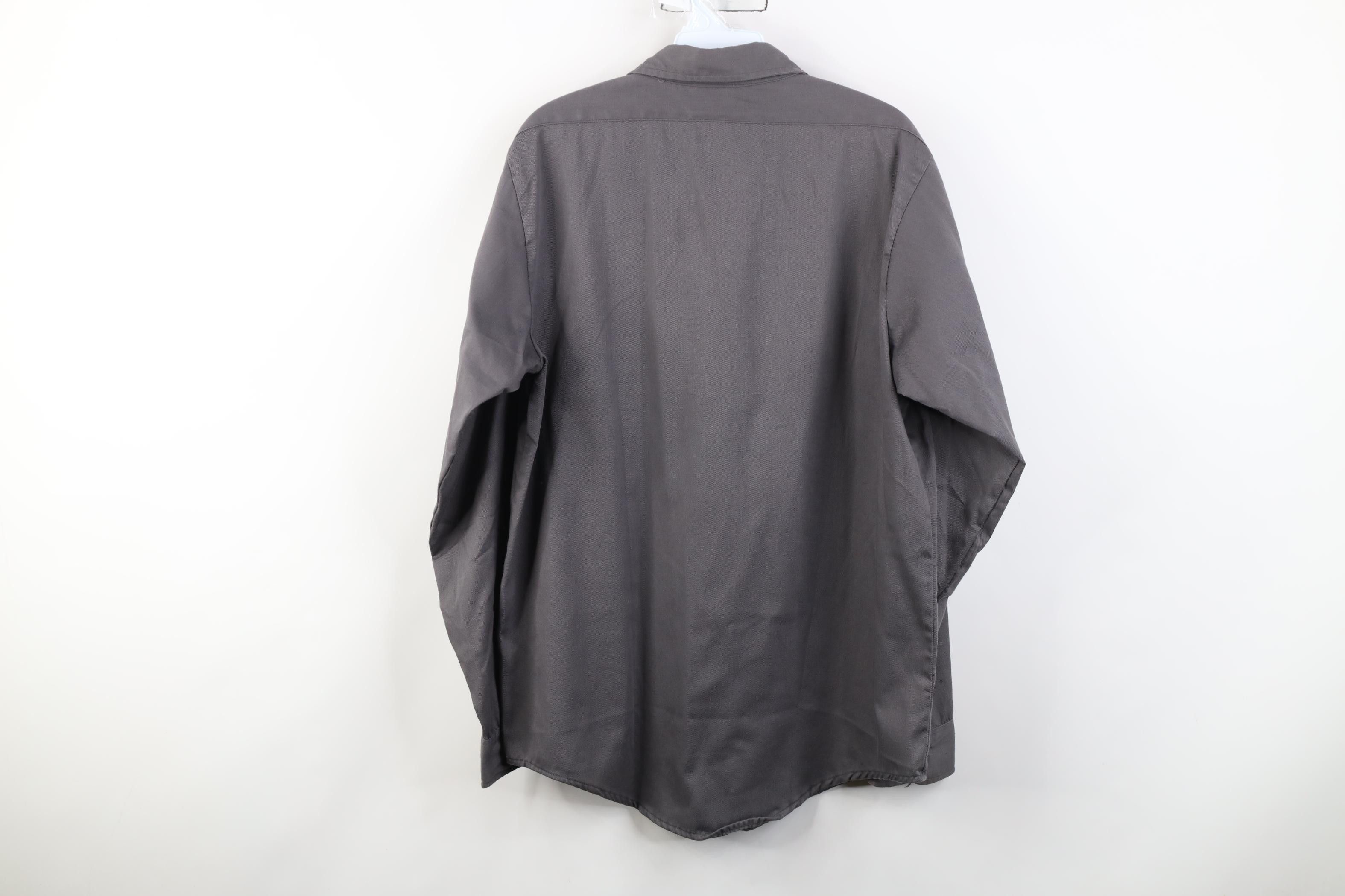 Vintage Vintage 60s Streetwear Workwear Mechanic Button Shirt USA Size US M / EU 48-50 / 2 - 8 Thumbnail