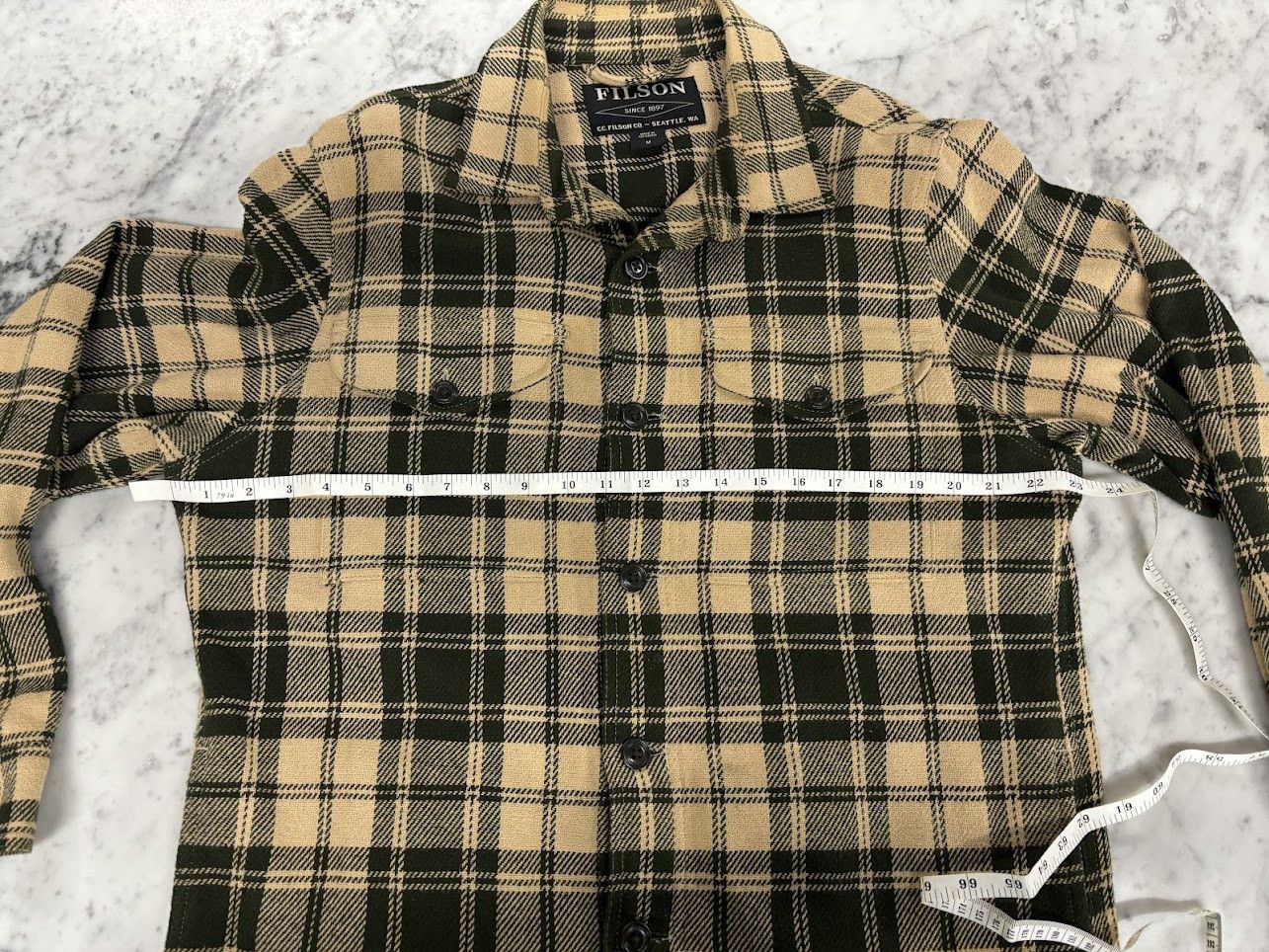 Filson Filson Deer Island Jac-Shirt in Dark Cream/Green Size US M / EU 48-50 / 2 - 3 Thumbnail