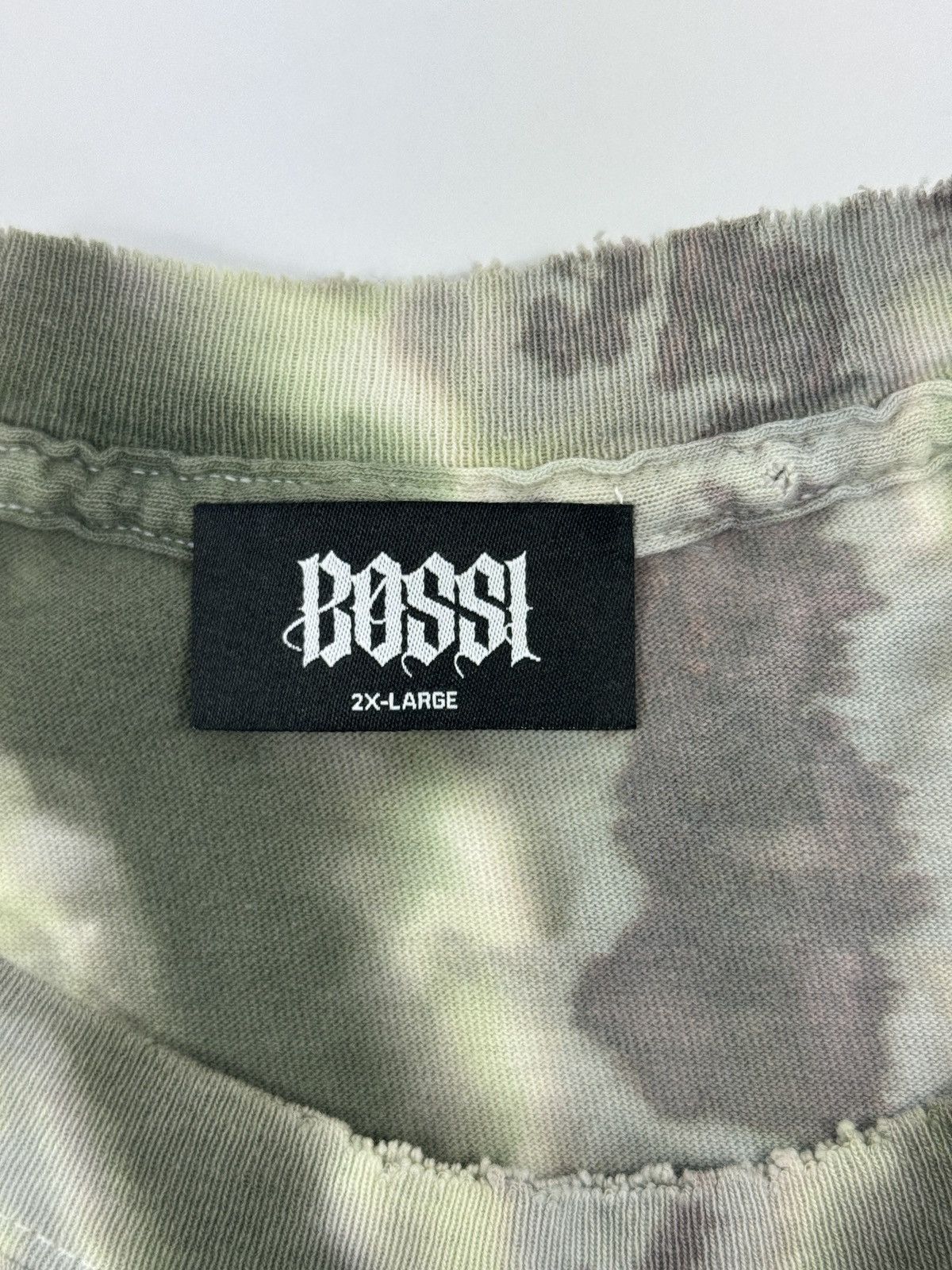 Bossi Sportswear 1/1 GEORGE CLINTON RHINESTONE DOUBLE DOUBLE LAYERED T-SHIRT Size US XXL / EU 58 / 5 - 13 Thumbnail
