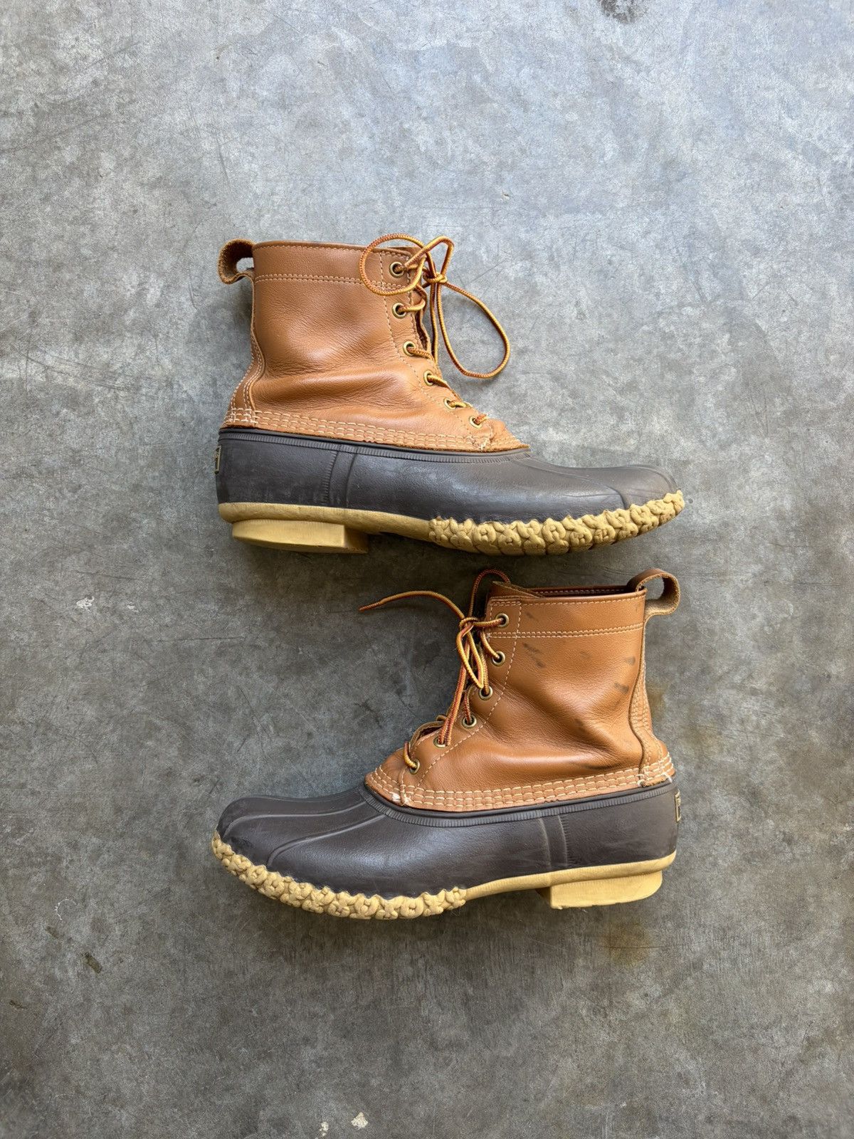 L.L. Bean Vintage L.L. Bean Bean Boots Hightop Leather Waterproof Boot Size US 10 / EU 43 - 1 Thumbnail