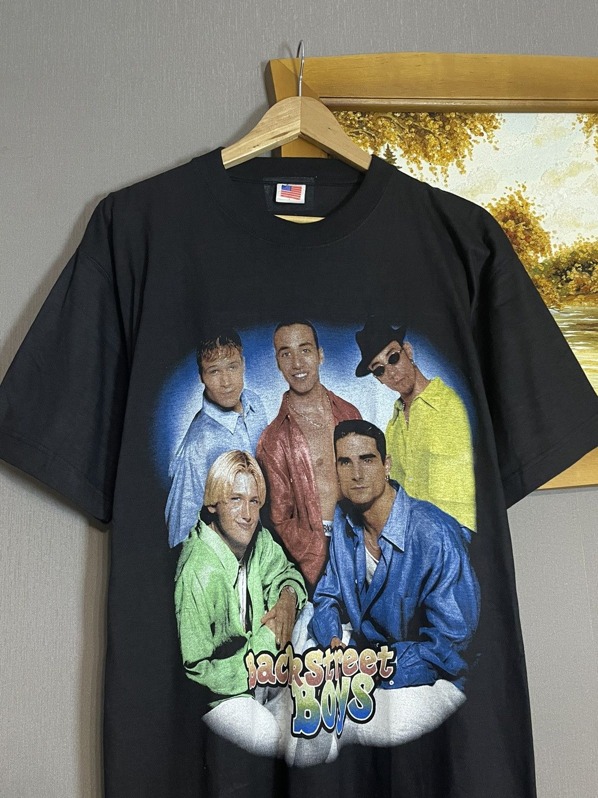Rap Tees × Vintage Rare Vintage 90s Backstreet Boys Double Sided AOP T-shirt Size US L / EU 52-54 / 3 - 3 Thumbnail