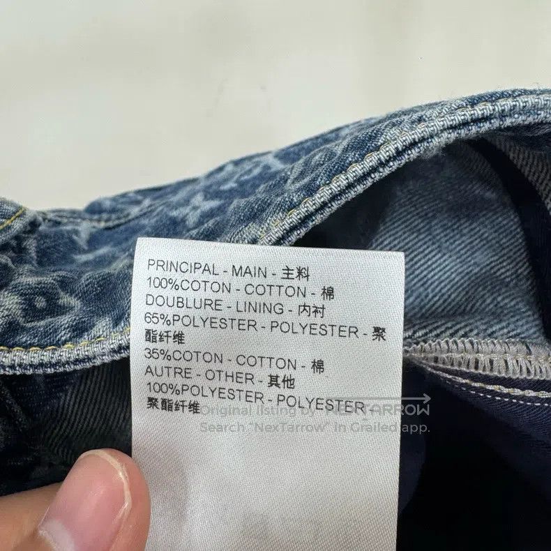 Louis Vuitton Louis Vuitton Blue full print jeans Size US 38 / EU 54 - 5 Thumbnail