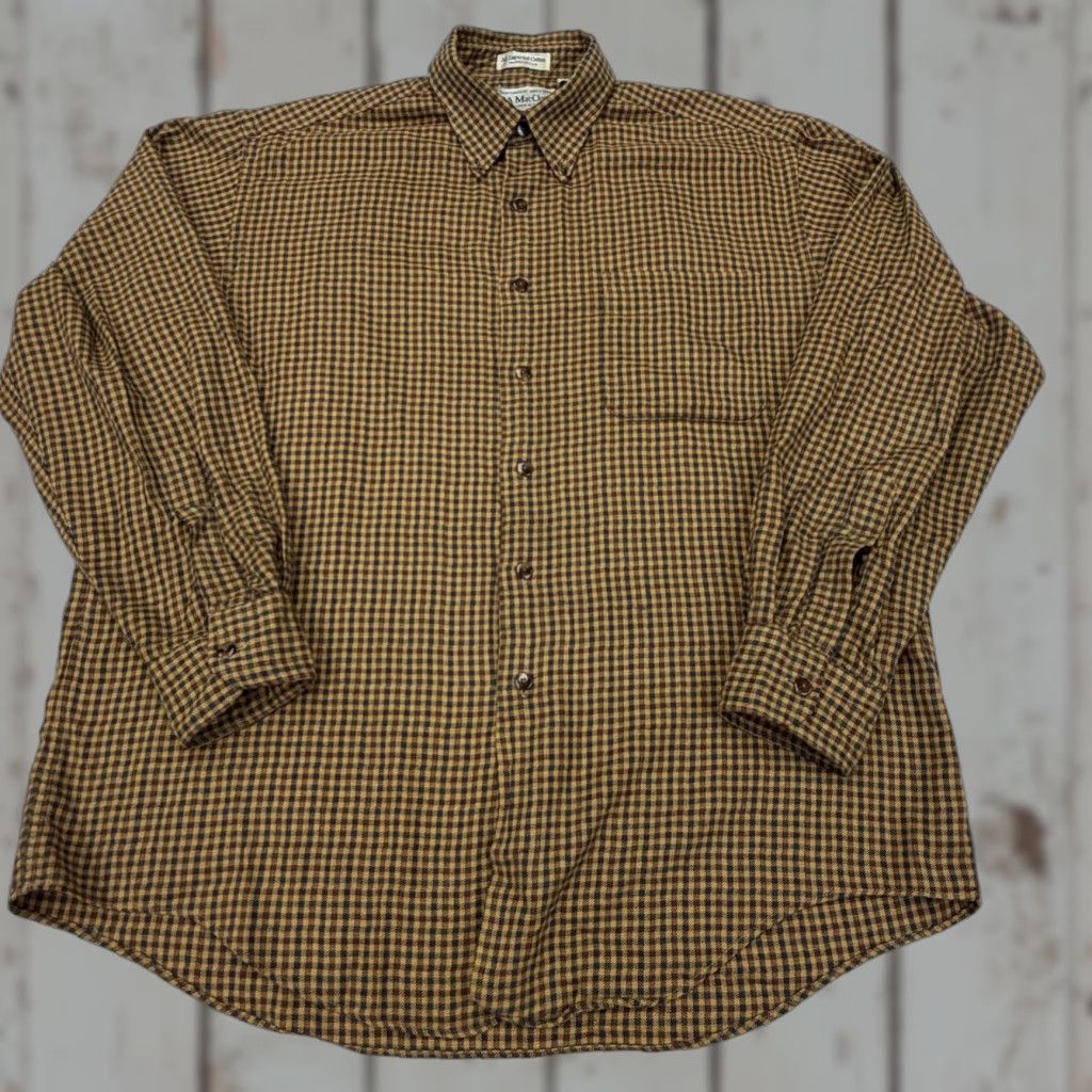 Vintage VINTAGE F.A. MacCluer Shirt Mens Large Brown Check Flannel Made USA Button Down Size US L / EU 52-54 / 3 - 1 Thumbnail