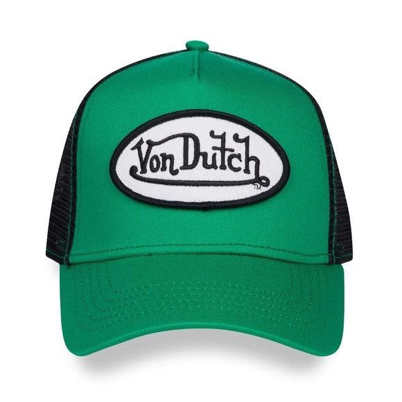Designer × Von Dutch NWT VON DUTCH GREEN, BLACK & WHITE TRUCKER HAT Size ONE SIZE - 1 Thumbnail