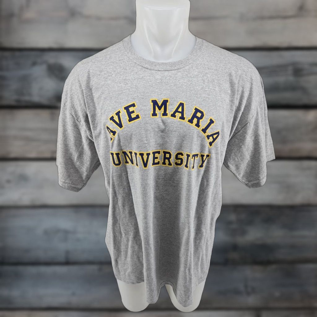 Gildan VINTAGE Ave Maria University Gildan T Shirt Gray XL Mens University 90s Size US XL / EU 56 / 4 - 1 Thumbnail