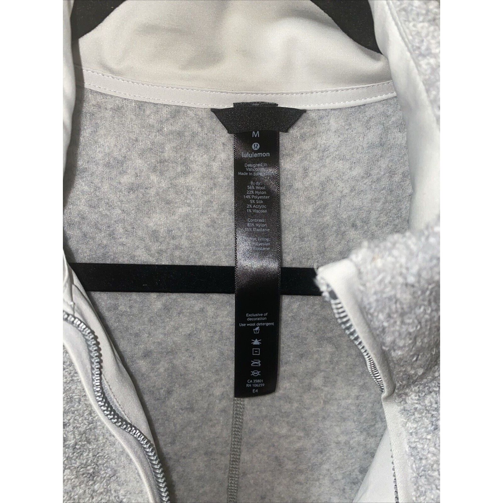 Lululemon Lululemon Jacket Mens Size Medium Gray Tundra Trek 1/2 Zip Size US M / EU 48-50 / 2 - 6 Thumbnail