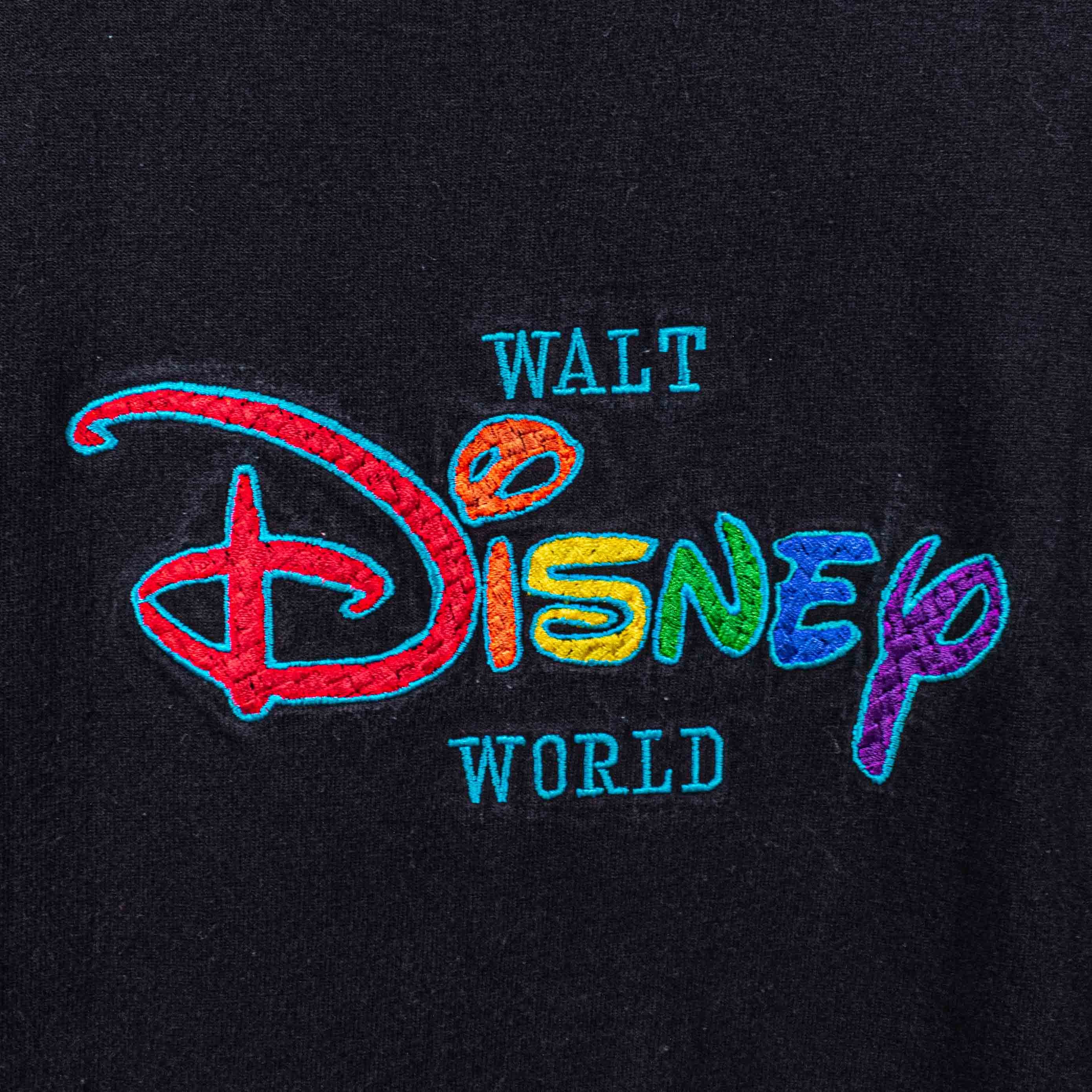 Disney Walt Disney World Multicolor Embroidered T-Shirt VTG Theme Size US M / EU 48-50 / 2 - 4 Thumbnail