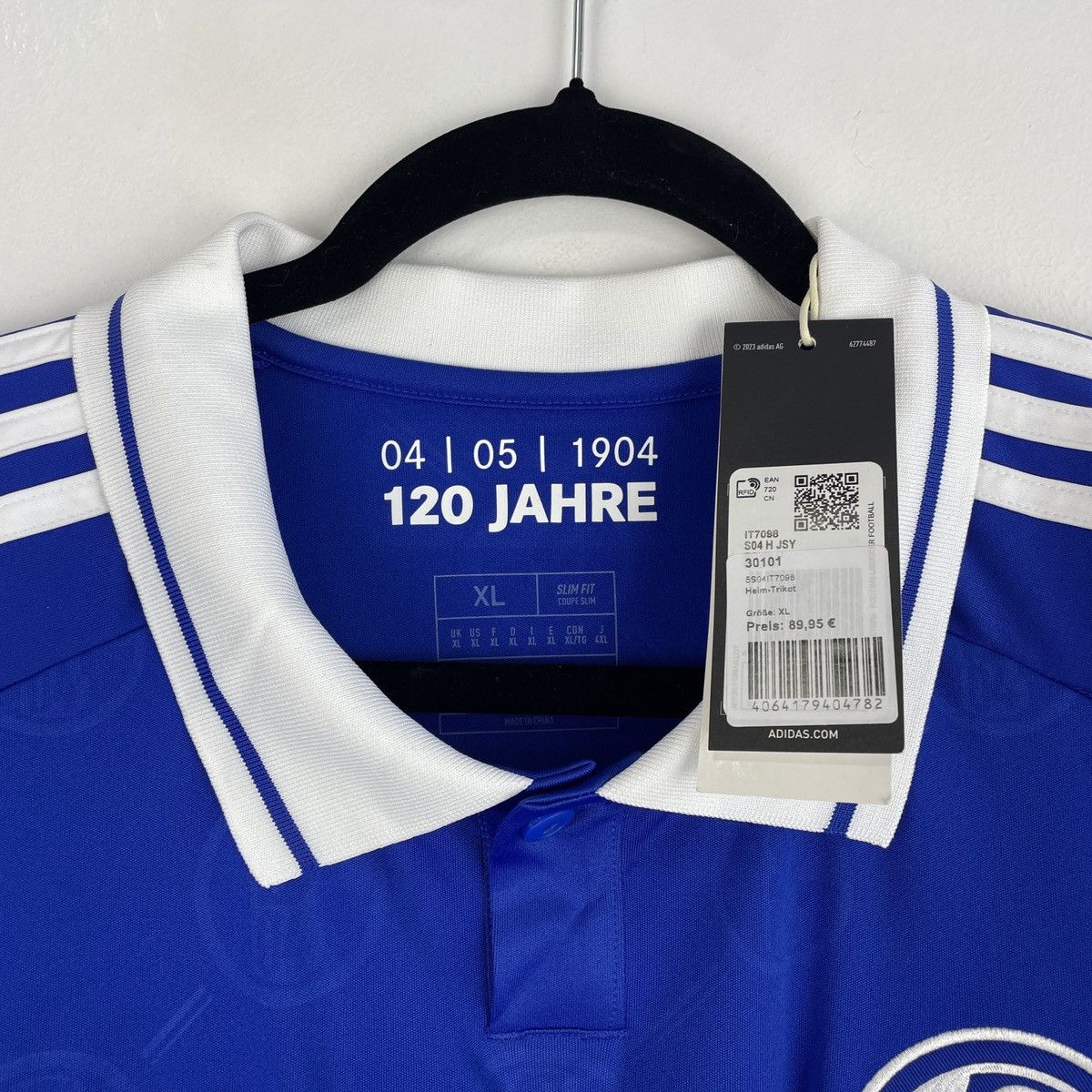 Adidas Schalke 04 Home Adidas Jersey Shirt 2024/2025 size XL LOGO Size US XL / EU 56 / 4 - 4 Thumbnail