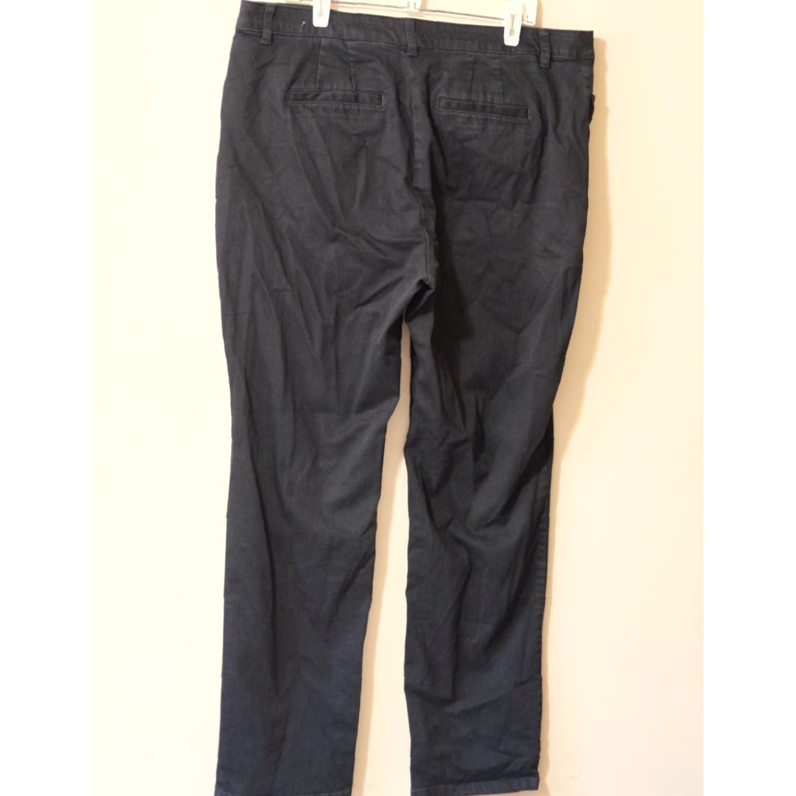 Vintage Christopher & Banks Signature Slimming Black Jeans 20W Tall Women's Size Slim Straight 32in Inseam Jeans Size 42" / US 20 - 5 Thumbnail