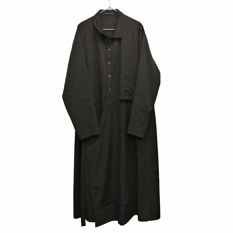Yohji Yamamoto YOHJI YAMAMOTO POUR HOMME 18AW Wool Dress Coat Size US L / EU 52-54 / 3 - 1 Thumbnail