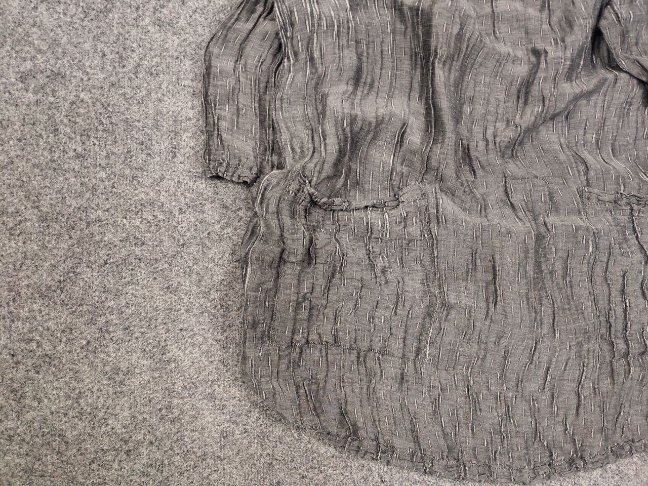 Other Grizas Design Light Linen Silk Blend Dark Gray Tunic Size S / US 4 / IT 40 - 7 Thumbnail