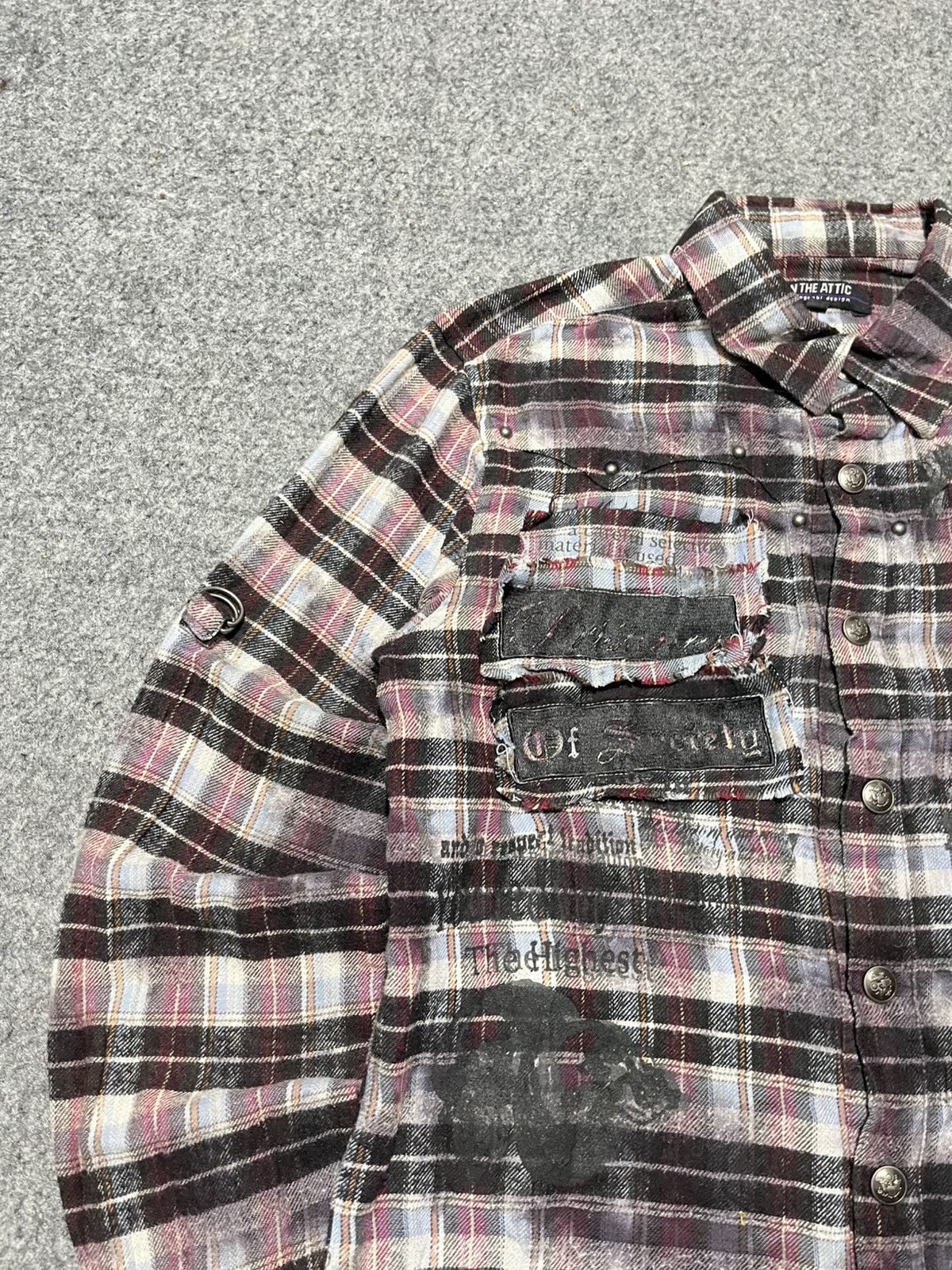 In The Attic ❌SOLDOUT❌❌In The Attic Embroidered Flanel Shirt Size US M / EU 48-50 / 2 - 8 Thumbnail