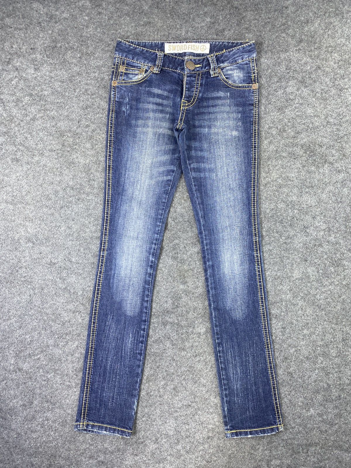 Jean Sword Fish Blue Wash Jeans - J1042 Size 29" - 1 Thumbnail
