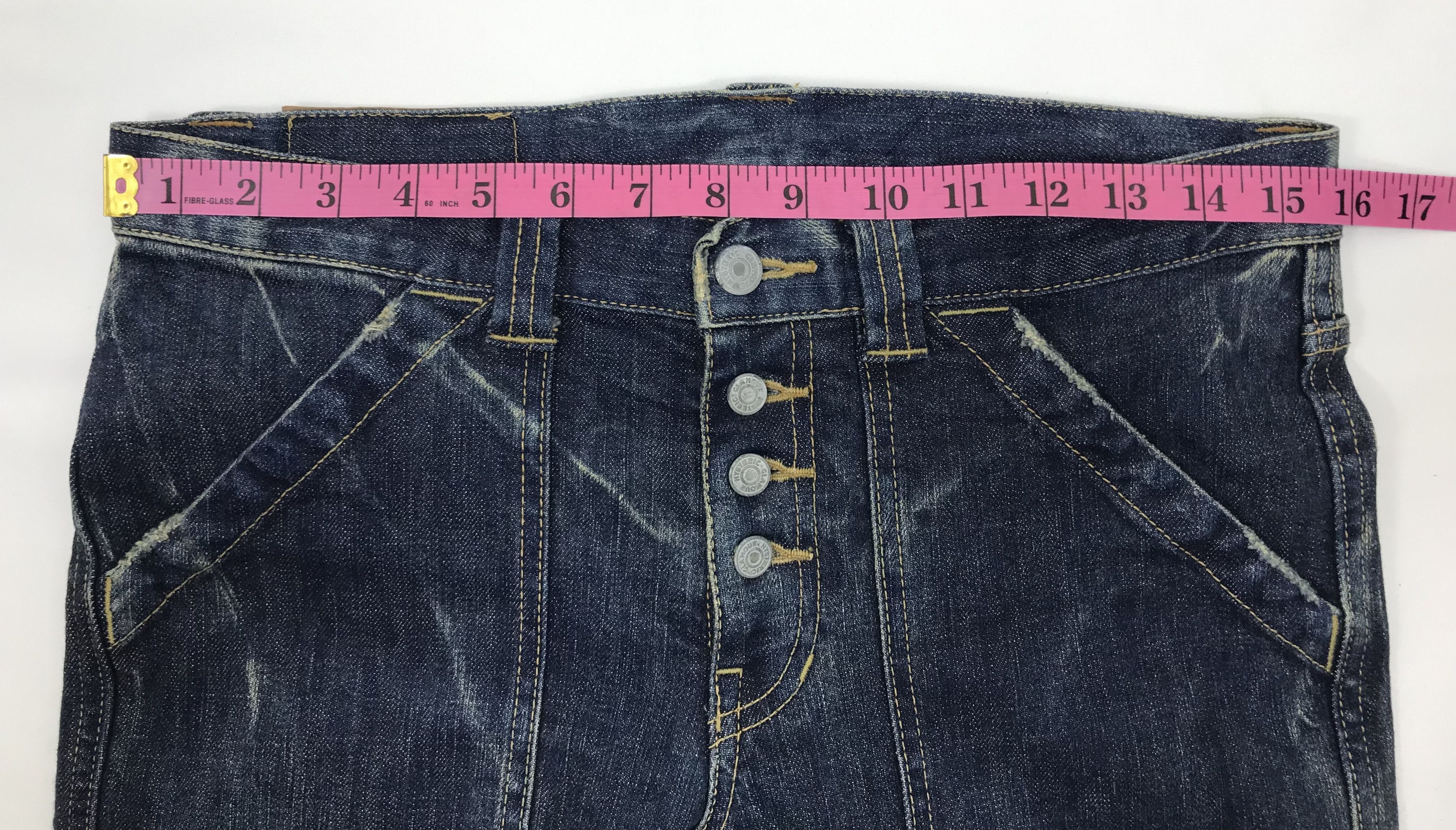 Hysteric Glamour Vintage Hysteric Glamour Flare Jeans Bush Denim Size 31" - 16 Thumbnail
