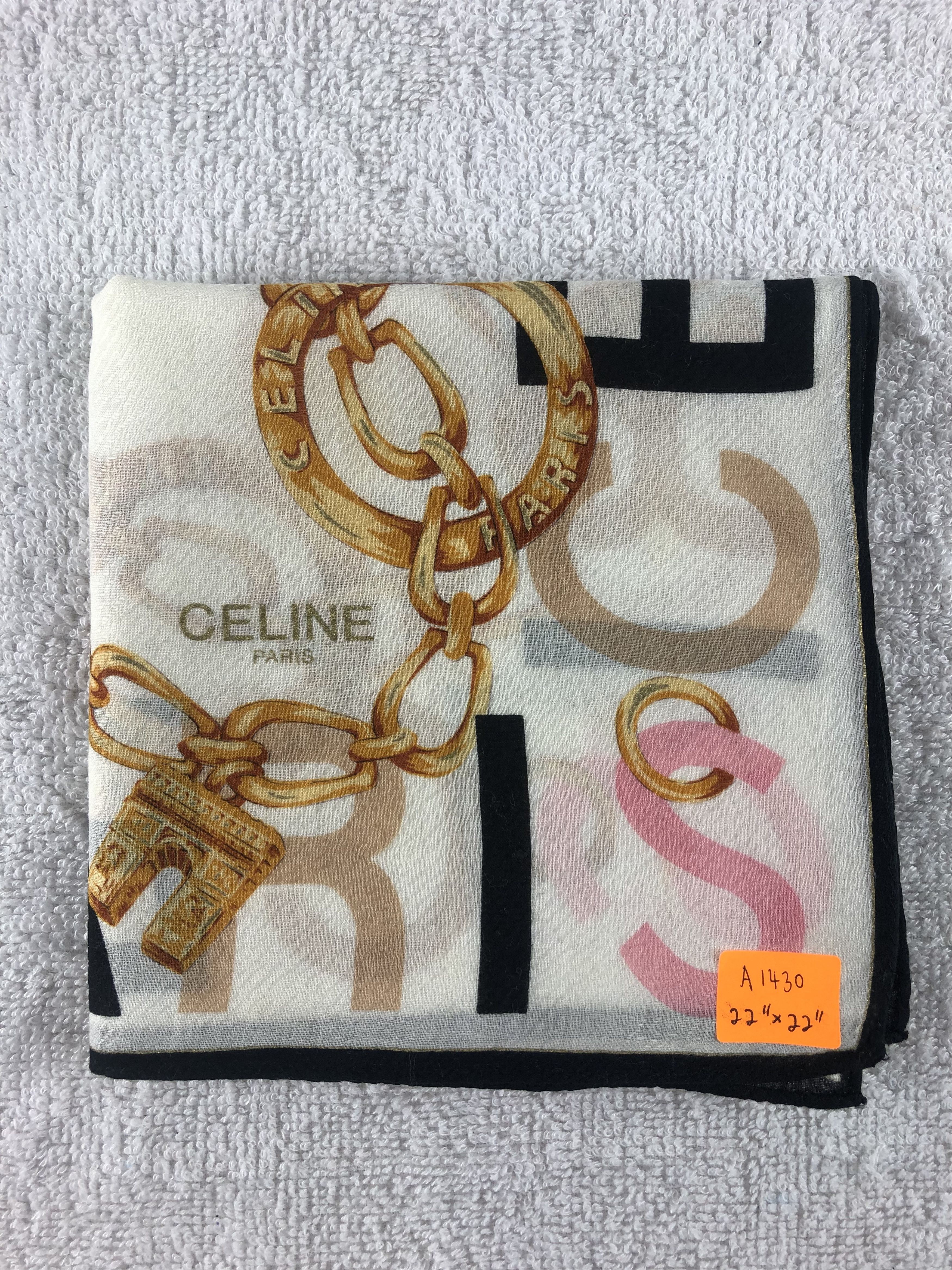 Celine Celine Handkerchief / Bandana / Neckerchief Size ONE SIZE - 8 Thumbnail