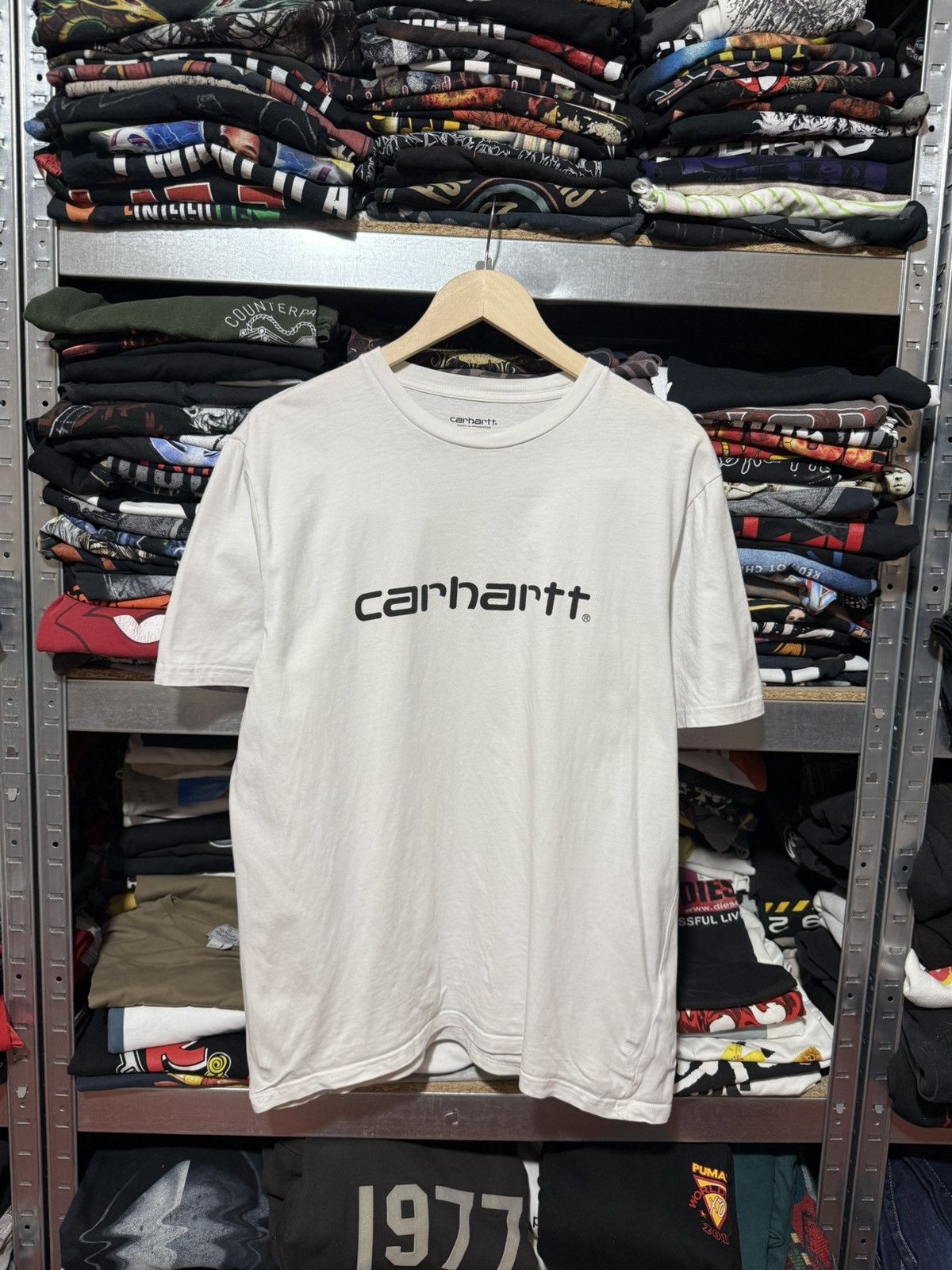 Carhartt Wip Rare Carhartt WIP Logo Outdoor T-Shirt Y2K Hype Size US XL / EU 56 / 4 - 1 Thumbnail