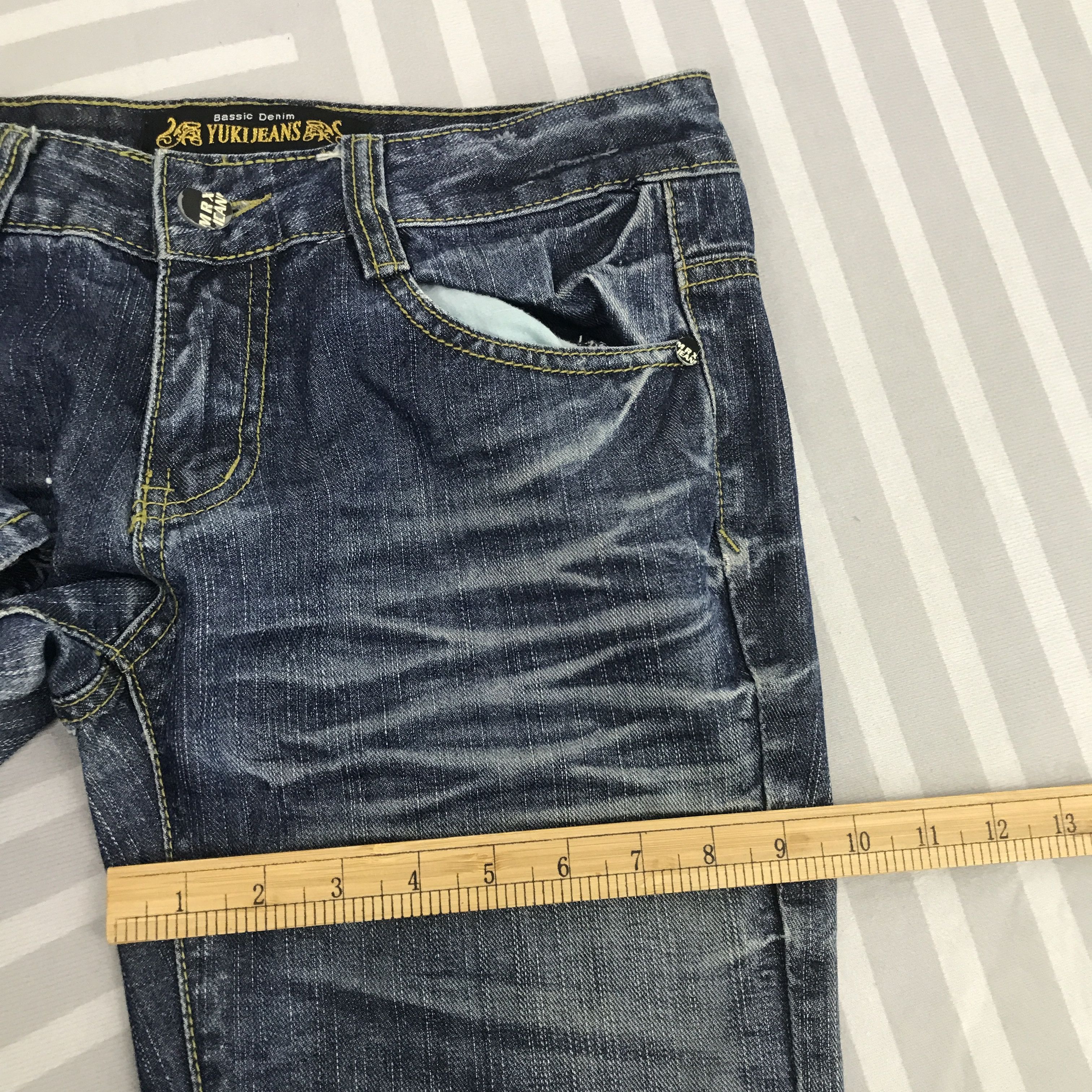 Japanese Brand × Vintage Vintage Yuki Bassic jeans denim bootcut style japan Size US 29 - 9 Thumbnail