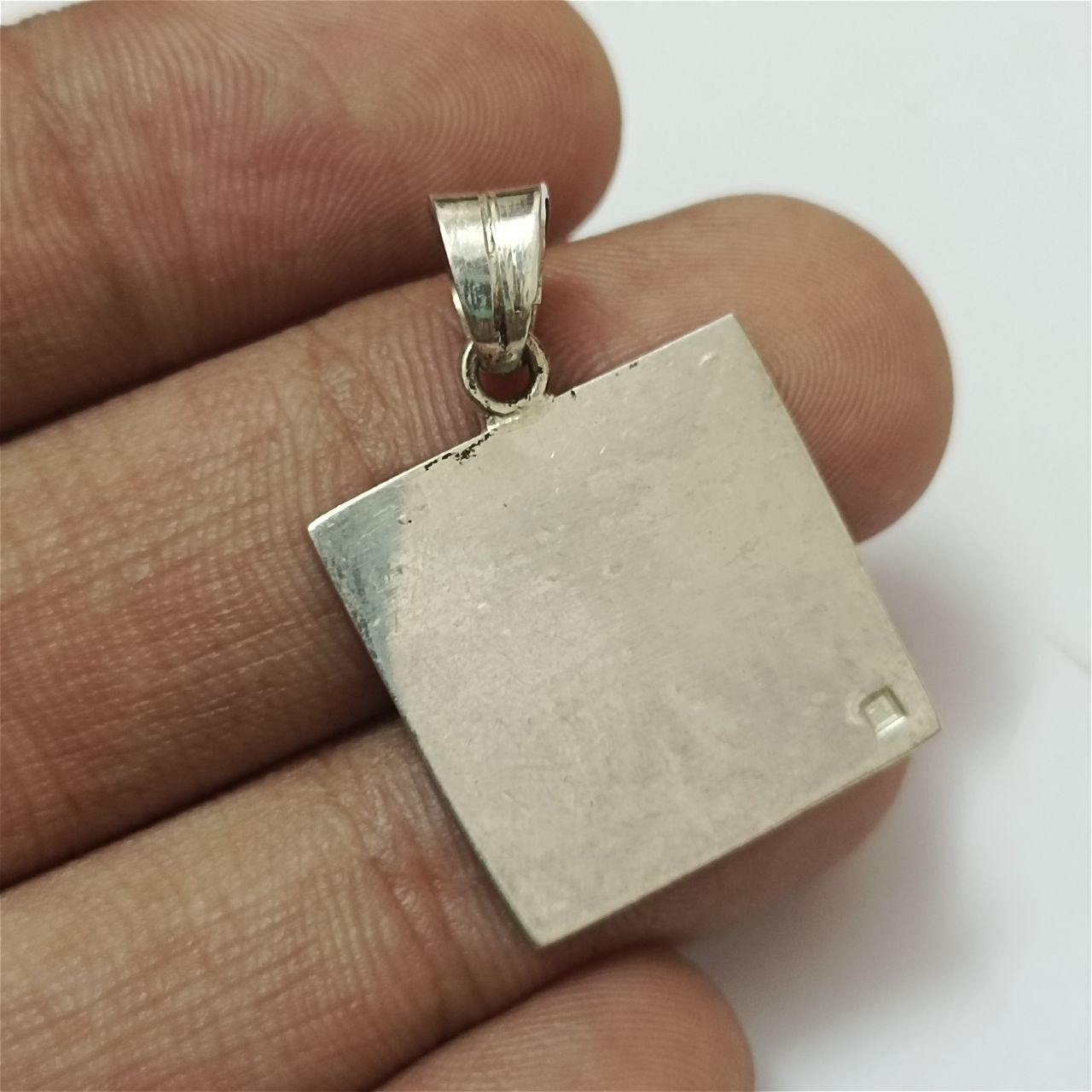Vintage 900 silver Egyptian pendant,with hieroglyphs vintage art Size ONE SIZE - 7 Thumbnail