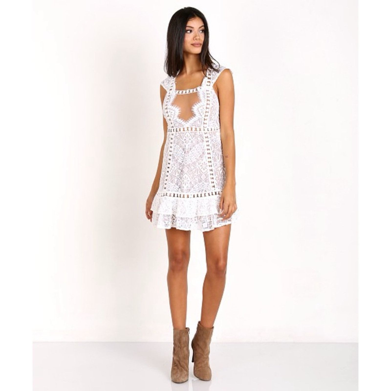 For Love & Lemons For Love & Lemons Emerie Sleeveless Dress Size M / US 6-8 / IT 42-44 - 15 Thumbnail