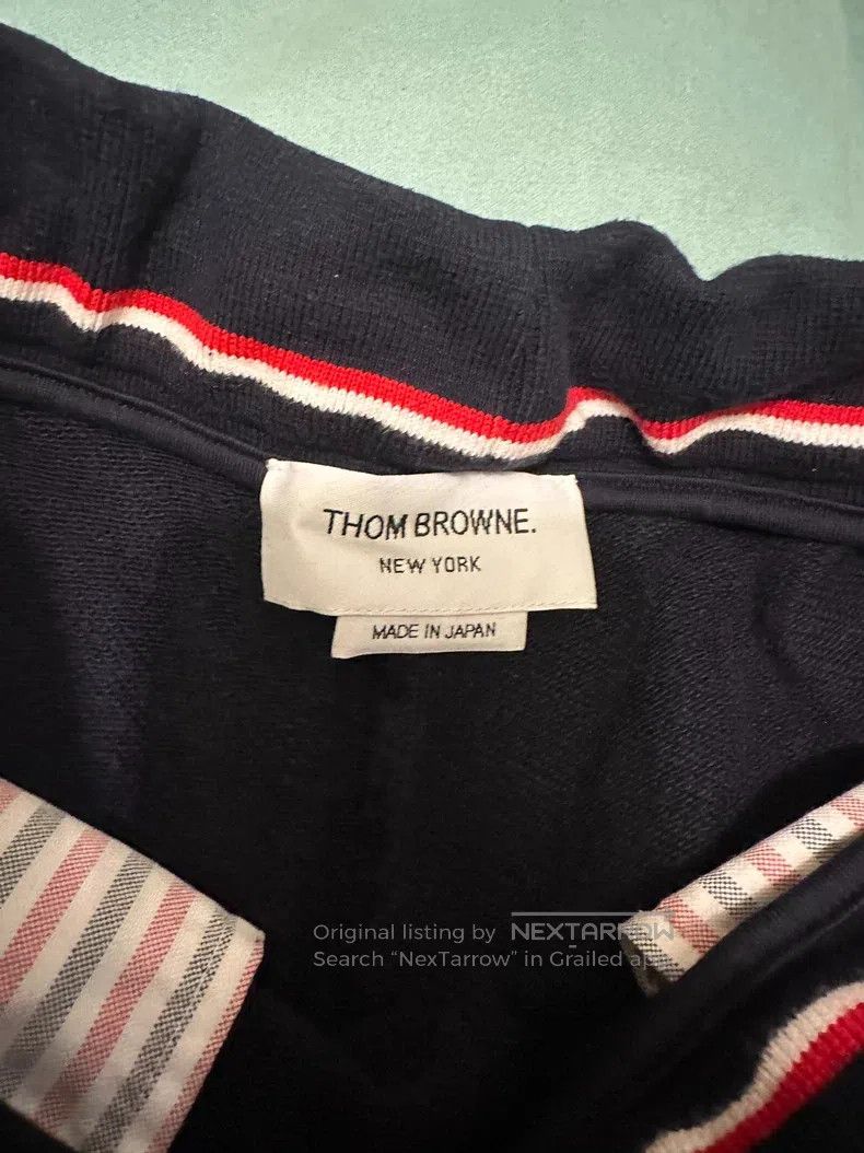 Thom Browne Thom Browne Four-striped sweatpants, navy blue Size US 42 / EU 58 - 2 Thumbnail