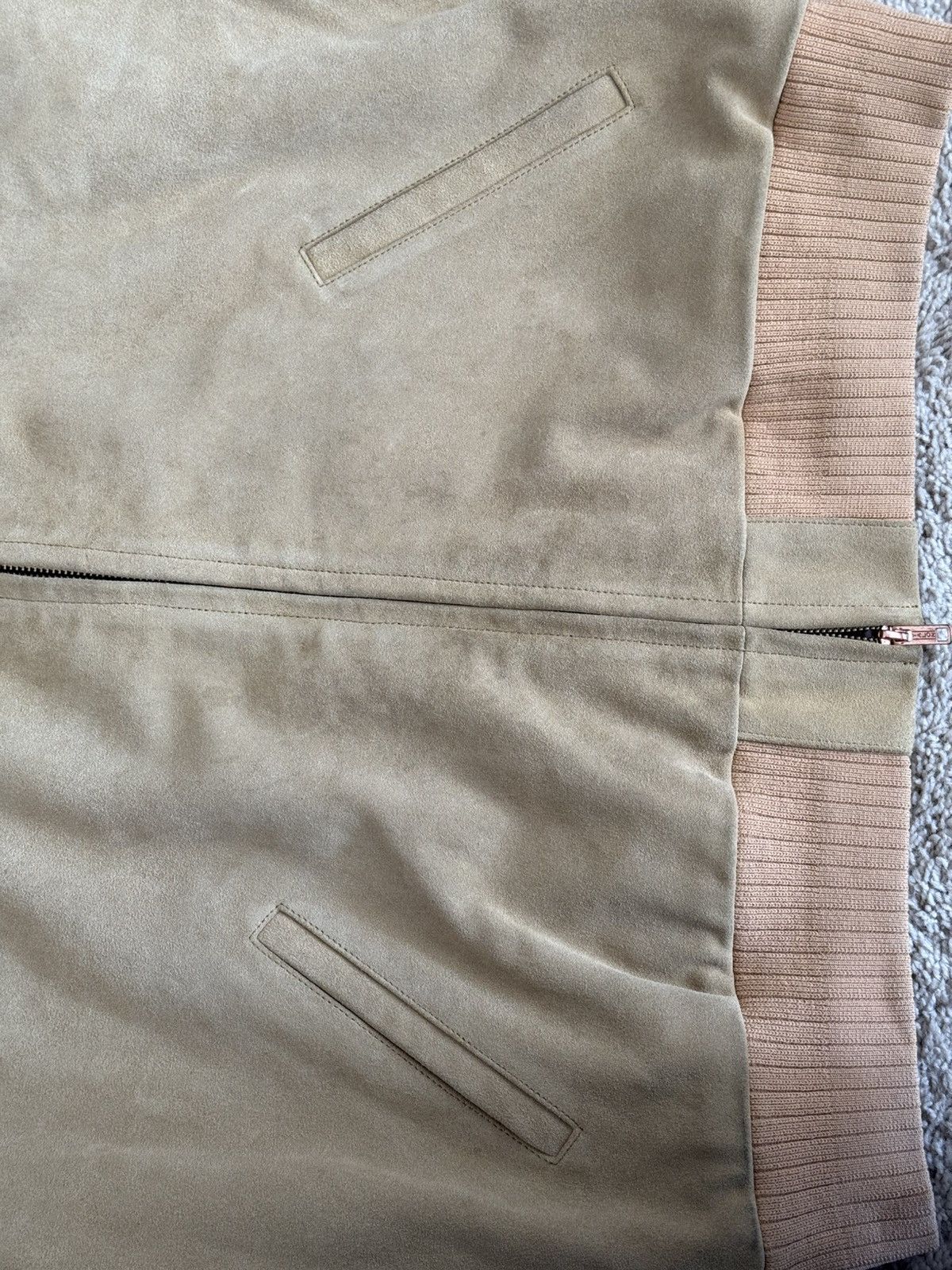 LVC × Levi's Vintage Clothing × Vintage Levi’s Vintage Clothing Suede Bomber Jacket Size US L / EU 52-54 / 3 - 4 Thumbnail