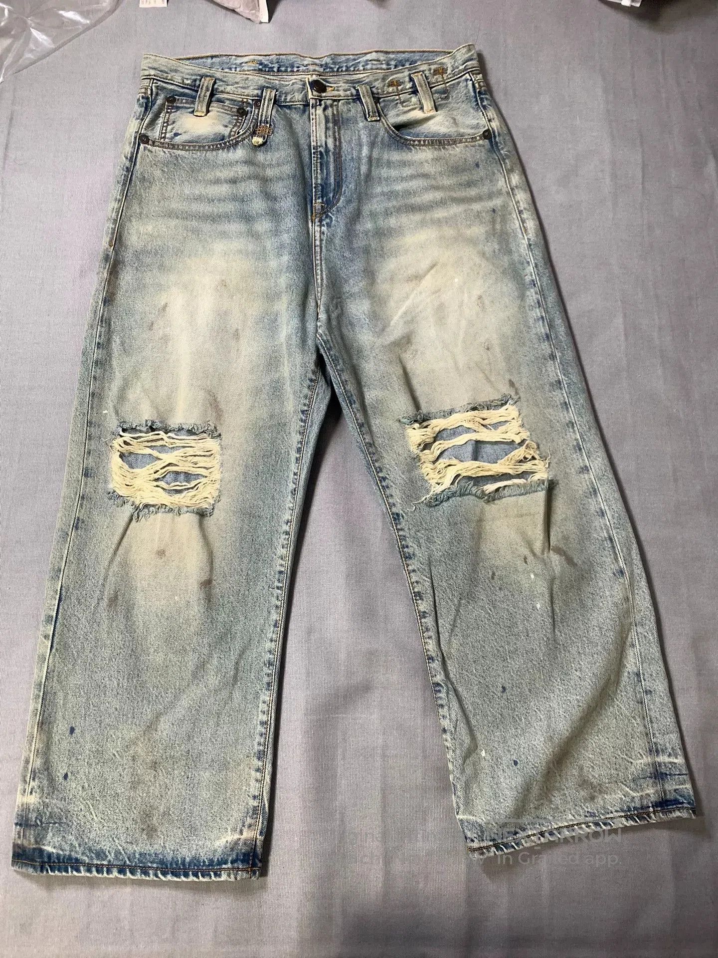 R13 R13 Distressed Vintage Jeans. Size US 30 / EU 46 - 1 Thumbnail