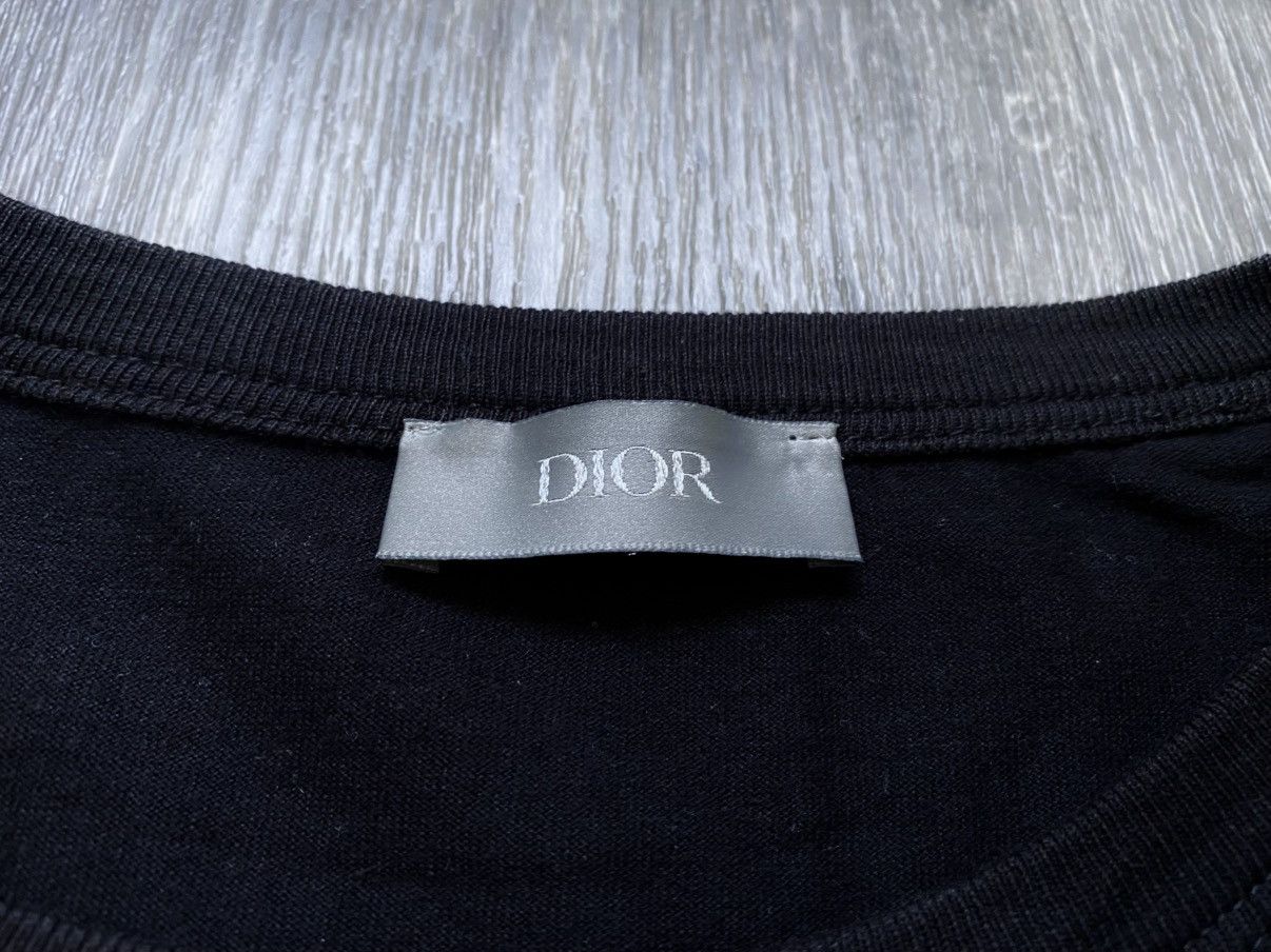 Dior Christian Dior Embroidered CD Icon Logo Black Cotton T-shirt Size US L / EU 52-54 / 3 - 11 Thumbnail