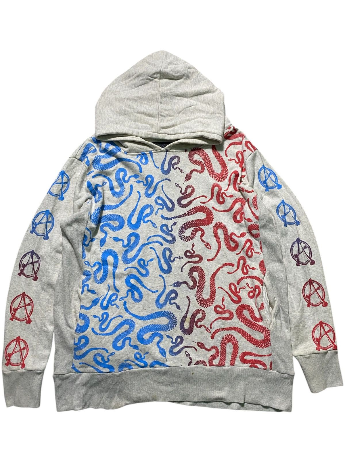 Designer × Japanese Brand × JieDa Jieda Japan Anarchy Snake Hoodie Size US M / EU 48-50 / 2 - 1 Thumbnail