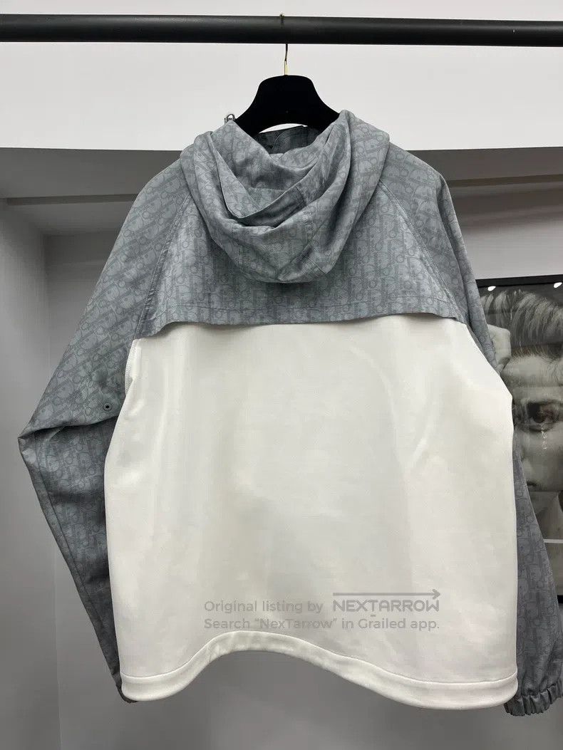 Dior Dior Grey old flower stitching hooded windbreaker jacket Size US M / EU 48-50 / 2 - 3 Thumbnail