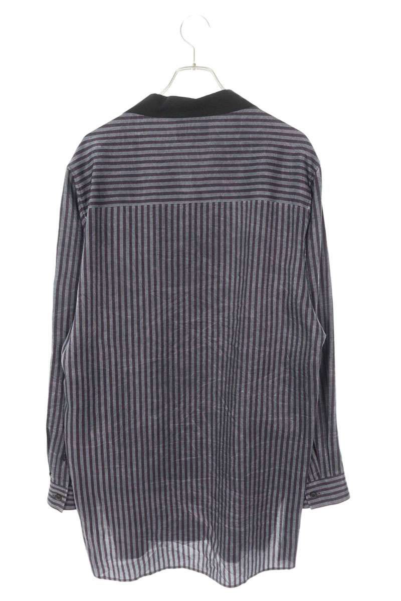 Yohji Yamamoto YOHJI YAMAMOTO POUR HOMME Open collar long sleeve shirt Size US L / EU 52-54 / 3 - 2 Thumbnail