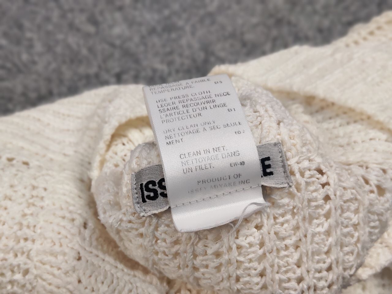 Issey Miyake Vintage 90s Issey Miyake Japan Linen Blend Mech Knit Sweater Size S / US 4 / IT 40 - 17 Thumbnail