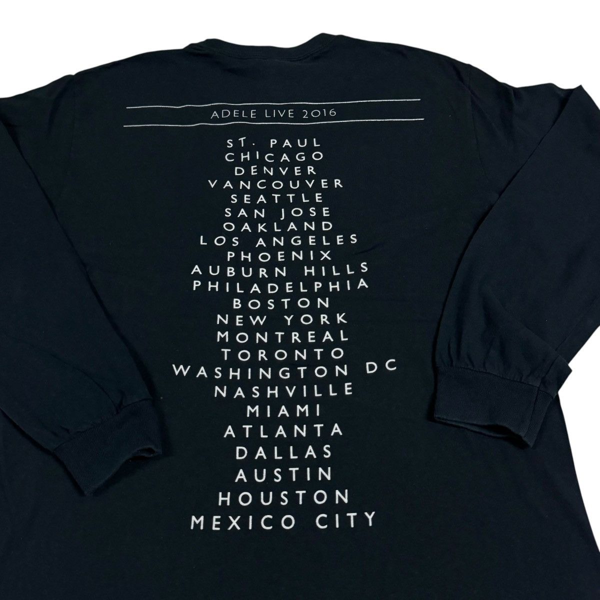 Band Tees ADELE Live 2016 Tour Promo Big Logo Shirts Size US M / EU 48-50 / 2 - 6 Thumbnail
