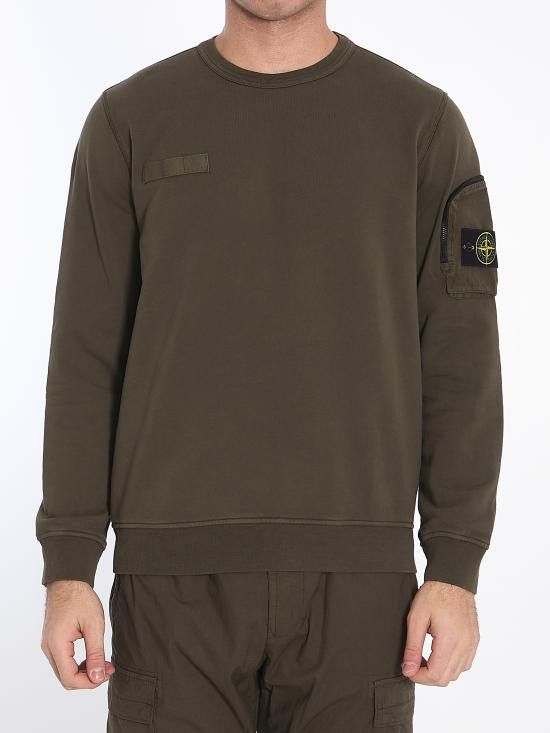 Stone Island STONE ISLAND Men Sweater K1S156100003 GREEN Size US M / EU 48-50 / 2 - 1 Thumbnail
