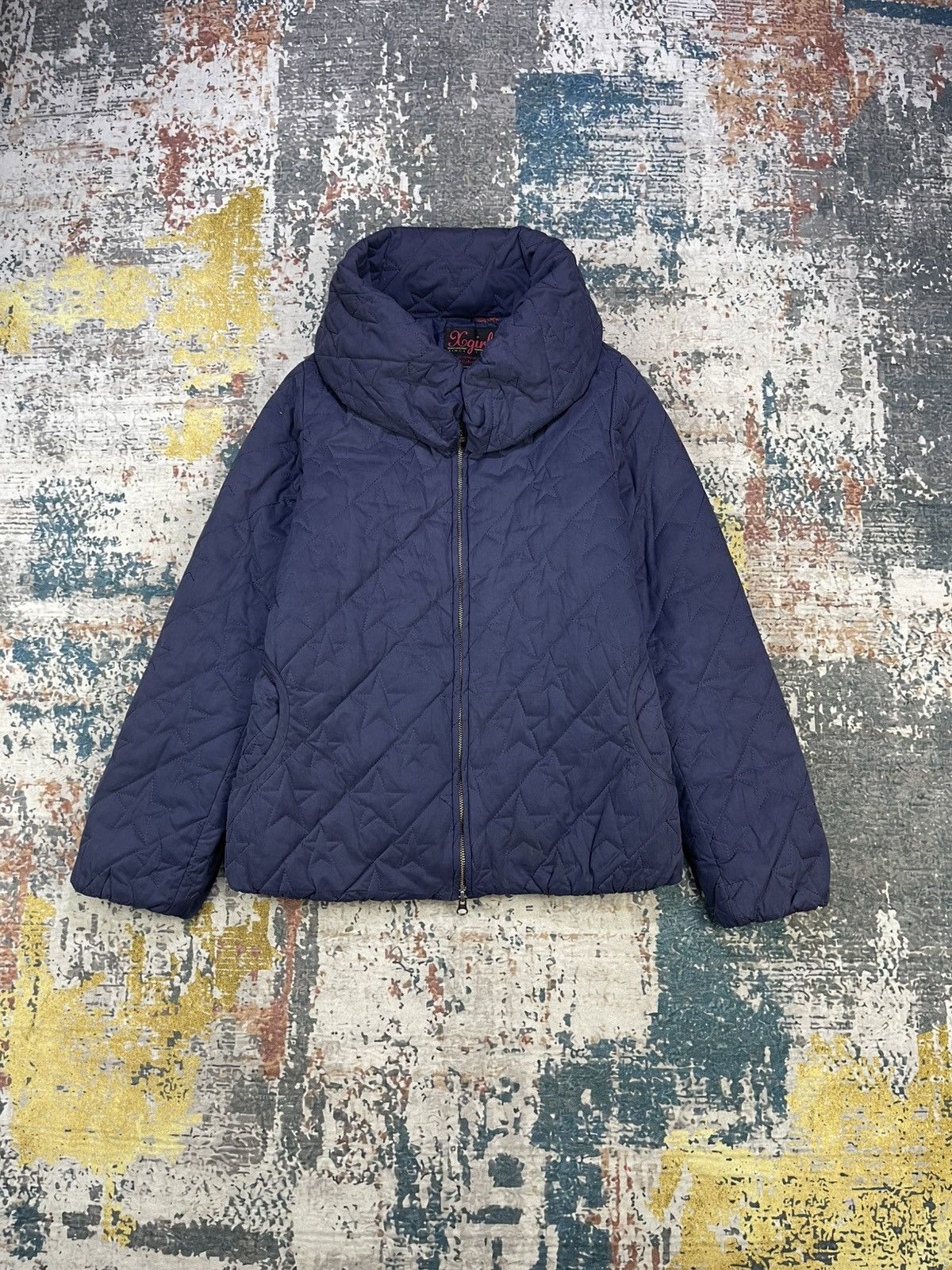 X-Girl X-Girl Star Quilted Bono Jacket Size XS / US 0-2 / IT 36-38 - 1 Thumbnail