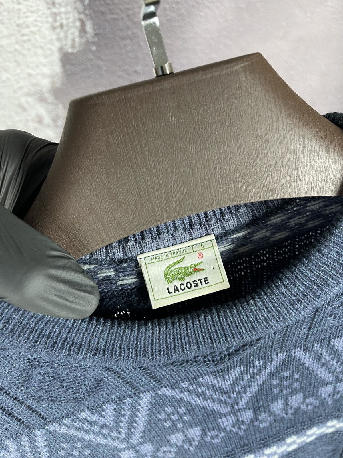 Lacoste Lacoste vintage coogi style made in France cable sweater Size US L / EU 52-54 / 3 - 10 Thumbnail