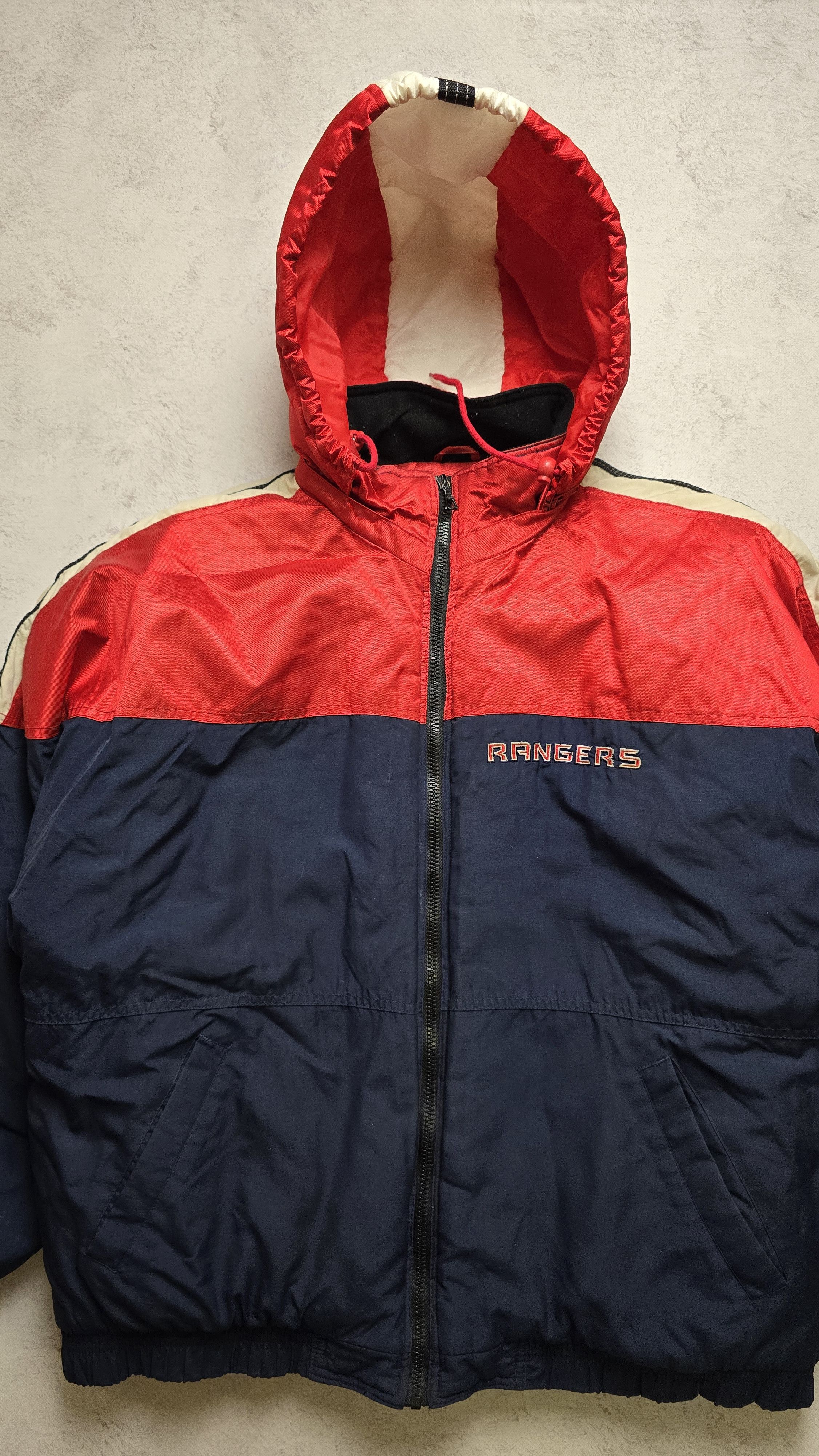 VTG New York Rangers Liberty 90s Puffer NHL Hockey Jacket