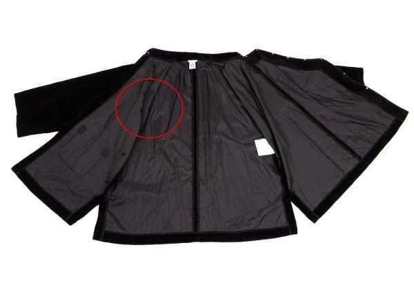 Comme des Garcons Comme Des Garcons Black Vintage Velvet Chinese Top Size S / US 4 / IT 40 - 5 Thumbnail