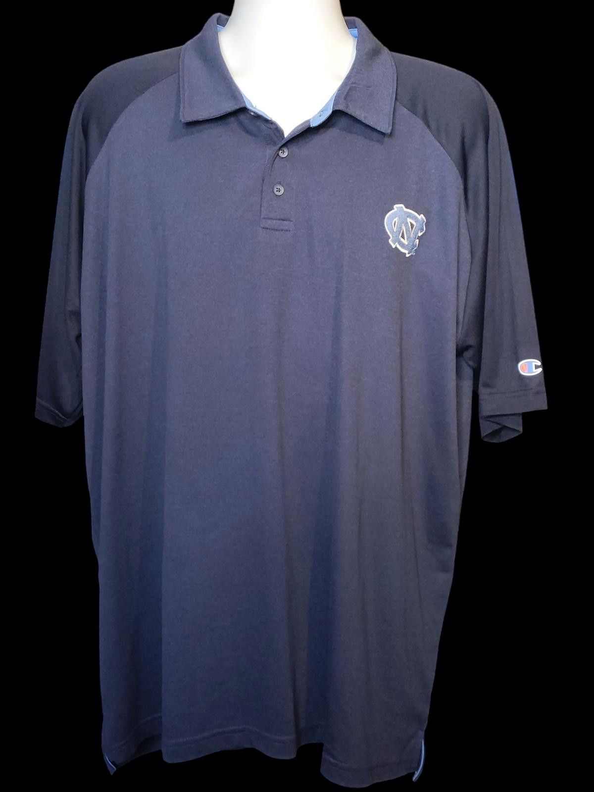 Champion Champion Men's Navy Blue Polo Shirt w/University of NC Logo Size US XXL / EU 58 / 5 - 4 Thumbnail