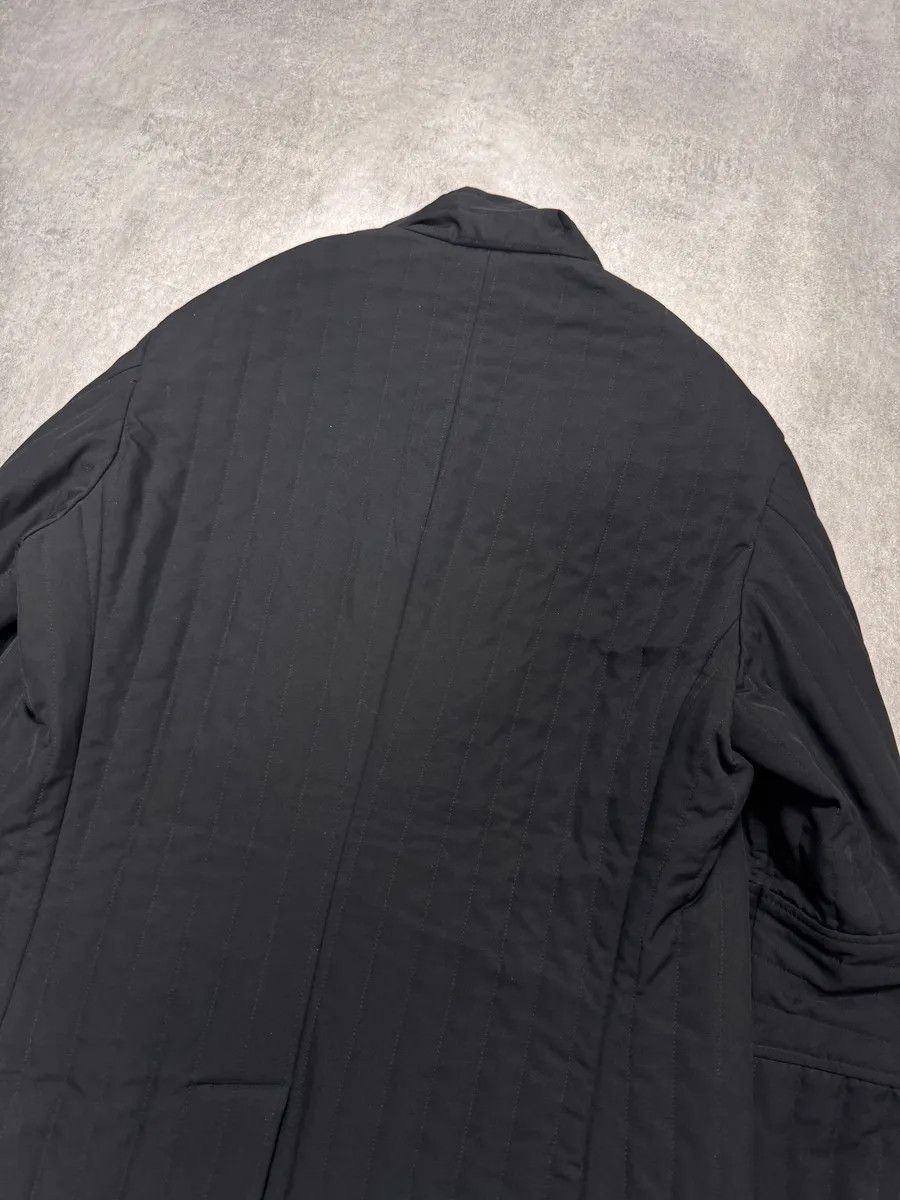 Armani Collezioni × Vintage 2000s Armani Padded Lines Black Coat Size US M / EU 48-50 / 2 - 5 Thumbnail