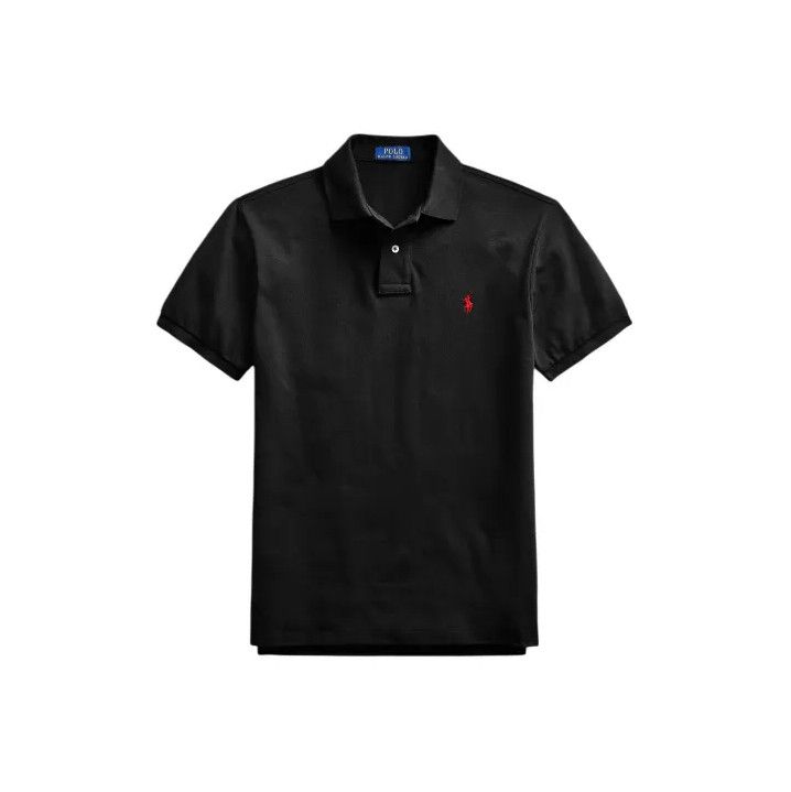 Polo Ralph Lauren Polo Ralph Lauren Logo Embroidered Black Polo Shirt Size US M / EU 48-50 / 2 - 1 Thumbnail