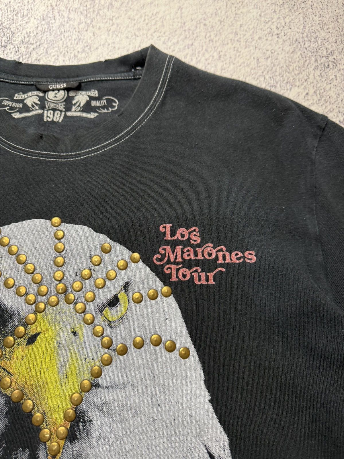 Guess Vintage Guess Jeans Los Marones Tour T-shirts Y2K Size US XL / EU 56 / 4 - 10 Thumbnail
